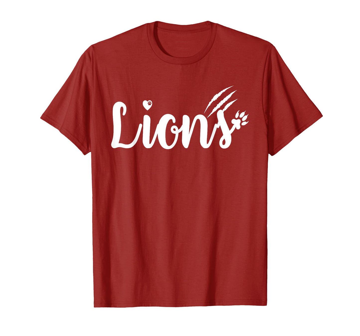 Lions Mascot School Sports Fan Team Spirit Back to School T-Shirt