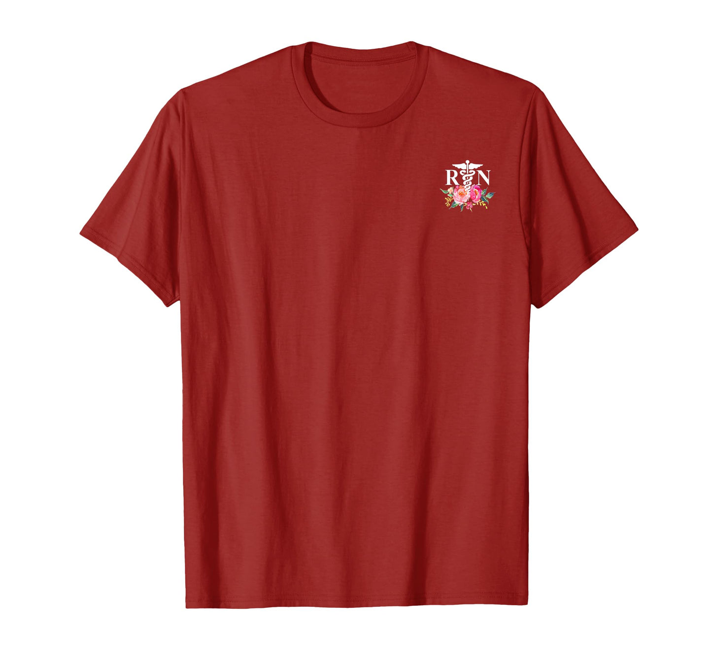 RN Registered Nurse Caduceus-Symbol Logo T-Shirt