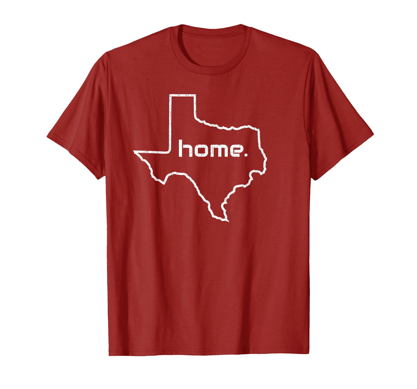 Texas white outline Home Tee T-Shirt