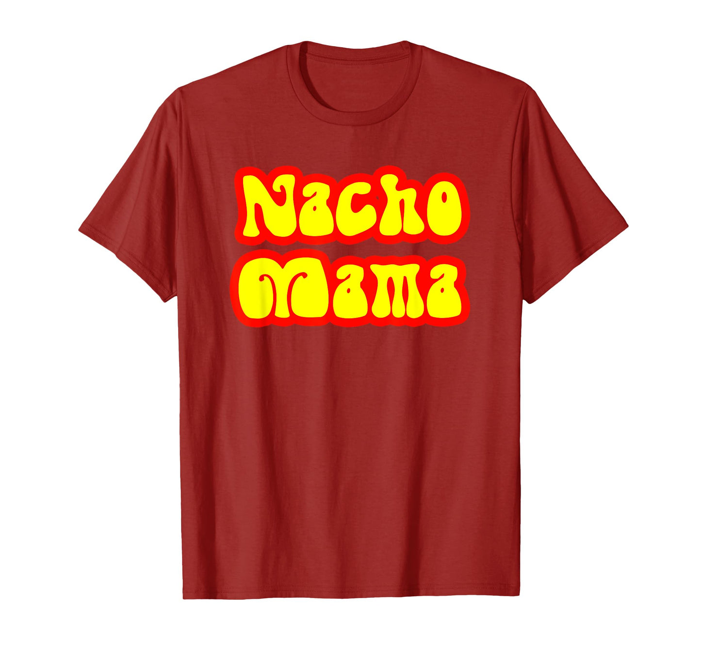 Retro 70's Style Vintage Nacho Mama Funny Gift Shirt for Mom T-Shirt