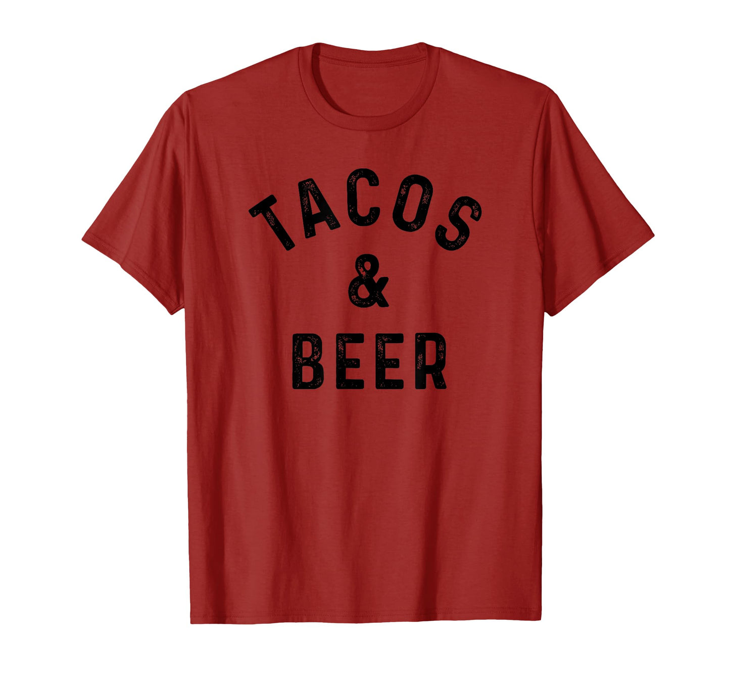 Tacos & Beer Funny Beer Drinker Taco Lover Saying Slogan T-Shirt