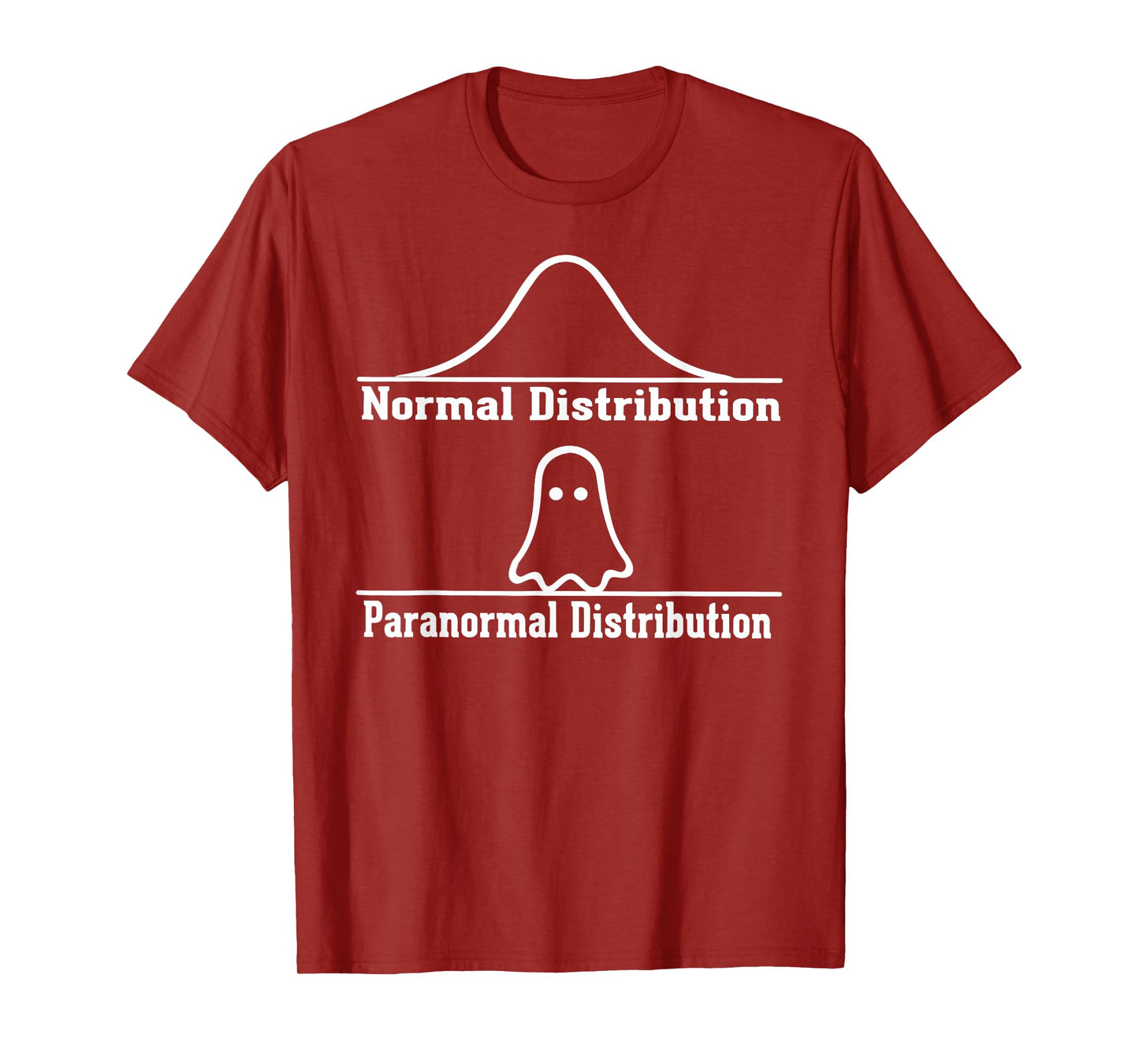 Normal Paranormal distribution School psychology math funny T-Shirt