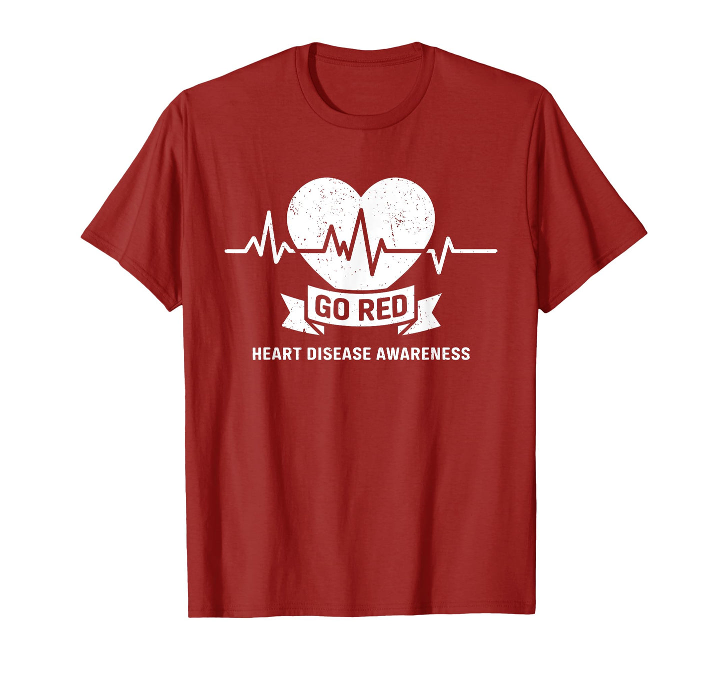 Go Red For Women American CHD Heart Disease Month Awareness T-Shirt
