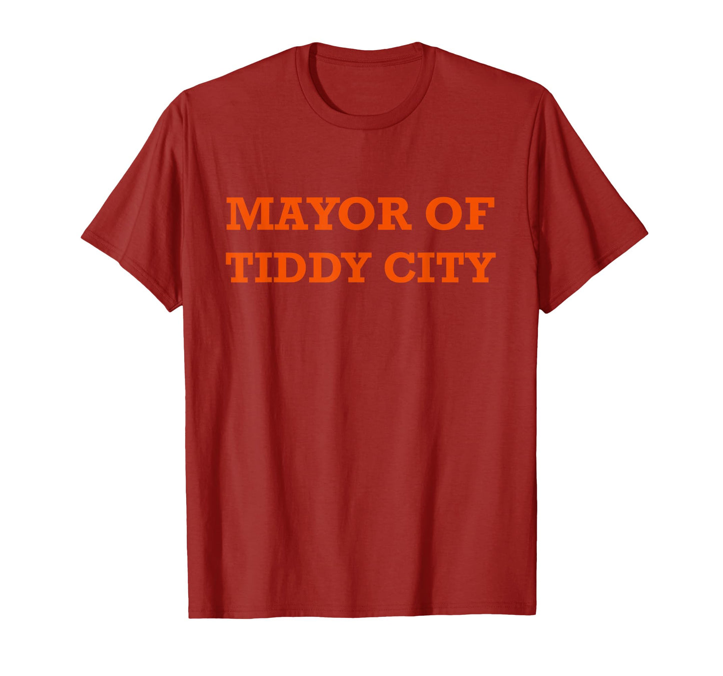 Mayor Of Tiddy City Design T-Shirt