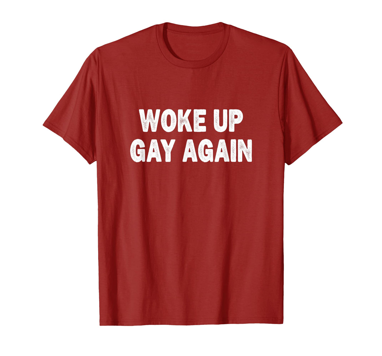 Woke Up Gay Again - Vintage Style - T-Shirt