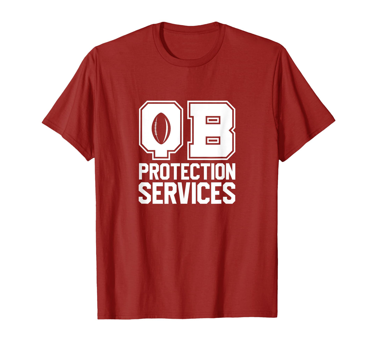 Football Quarterbacks Lineman QB Protection Services T-Shirt
