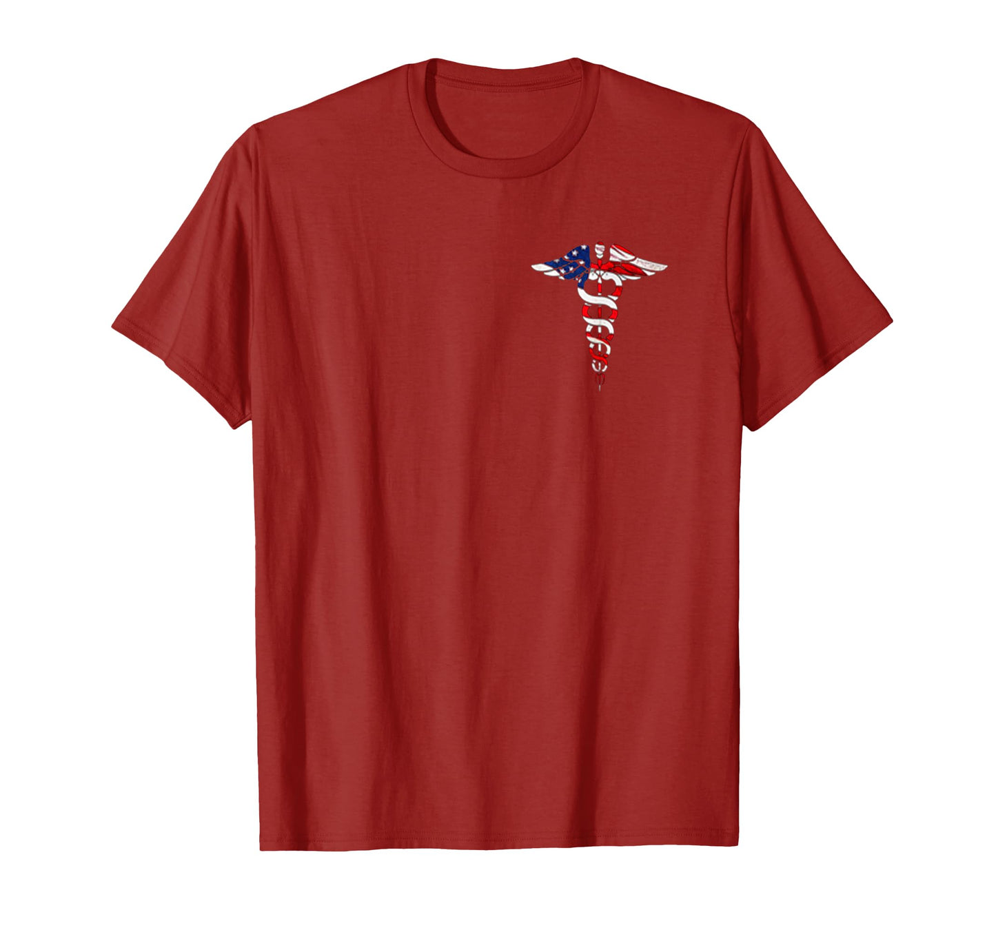 Funny Shirt Nurse Caduceus American flag Hot Trend T-Shirt