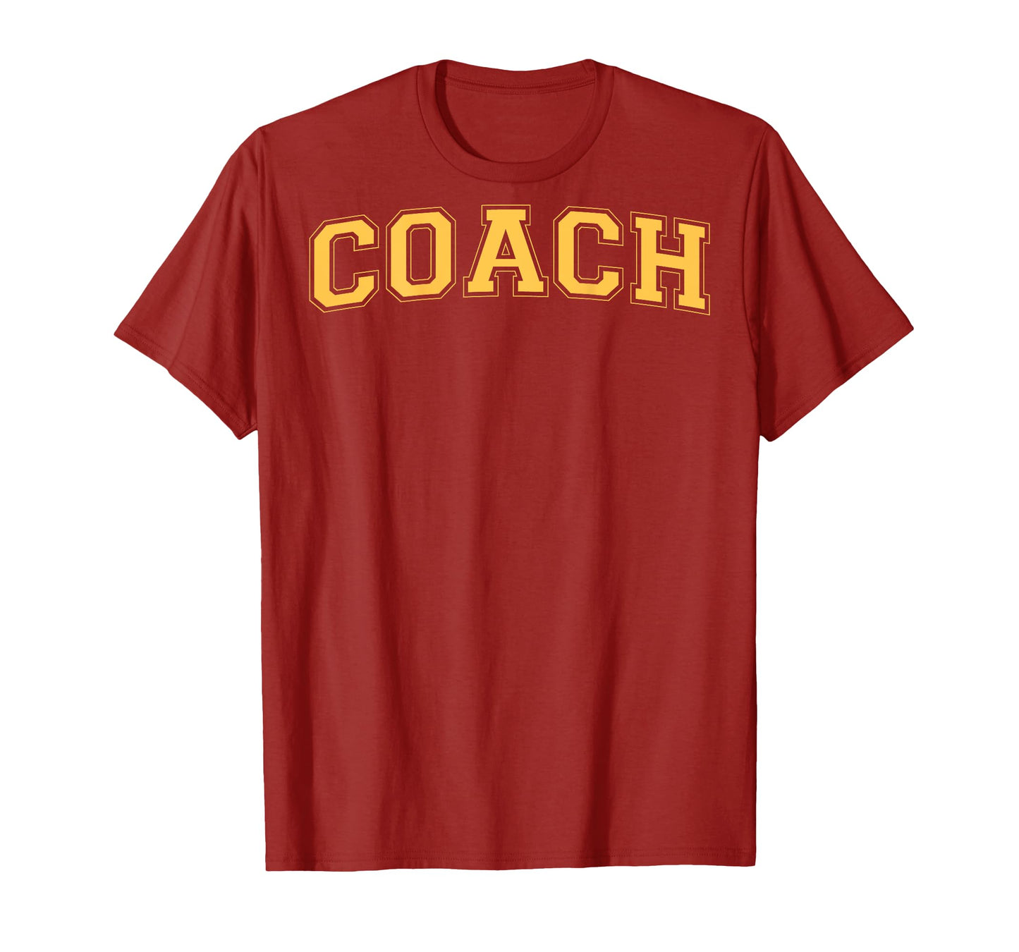 Coach Sports Trainer Vintage Yellow on the back T-Shirt