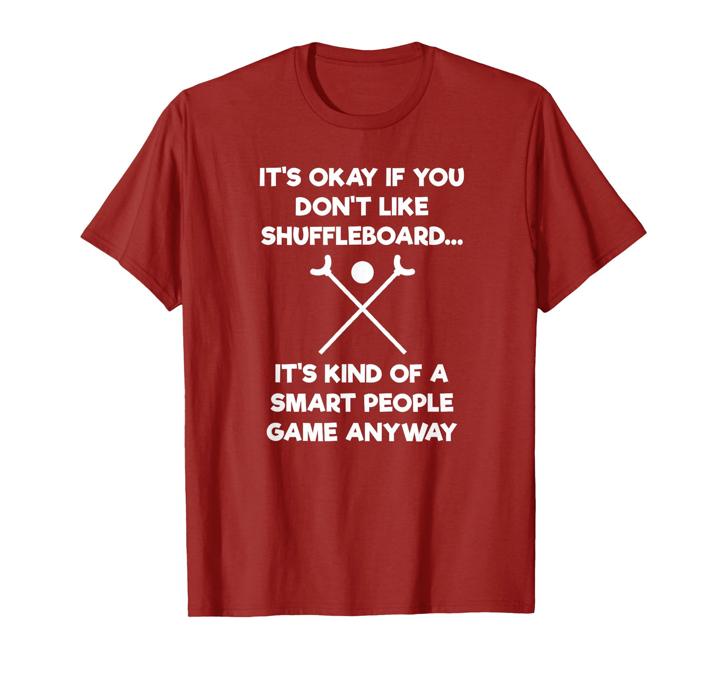 Shuffleboard T-shirt - Funny Shuffleboard Smart People T-Shirt