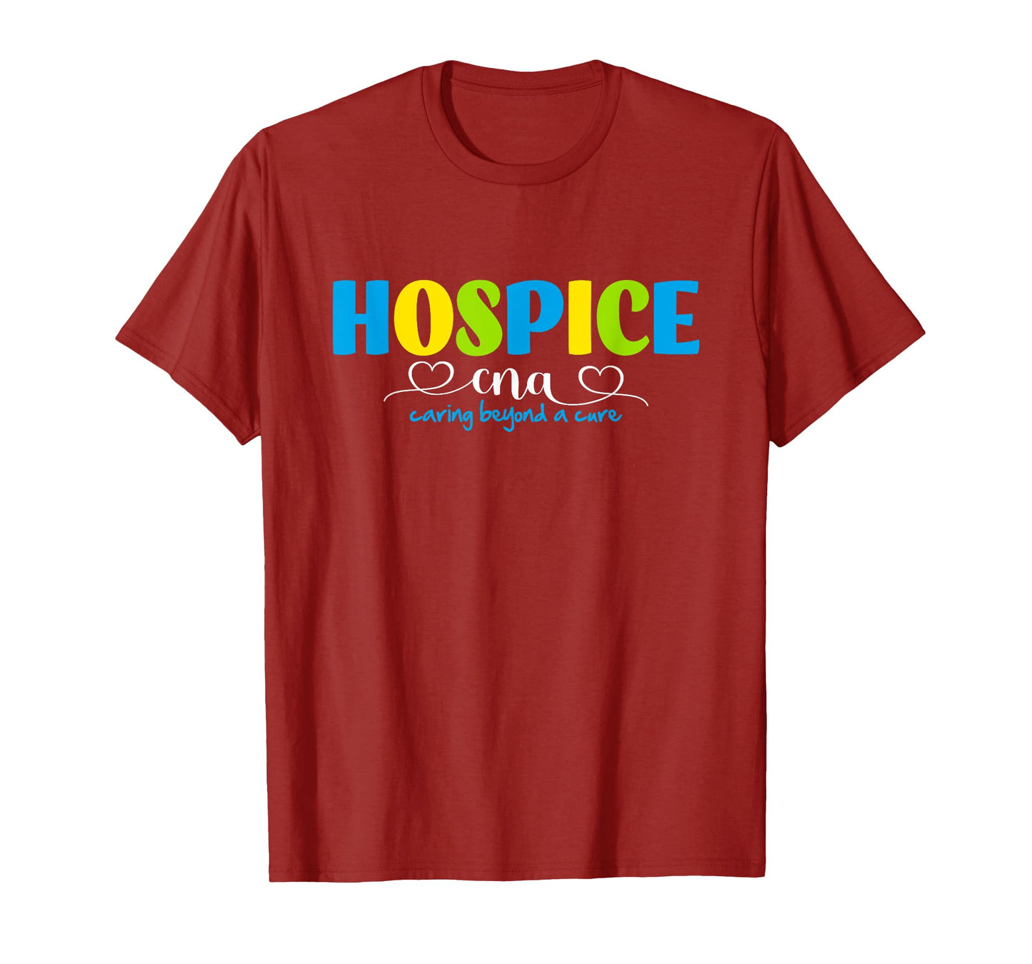 Hospice CNA, Certified Nursing Assistant, End of Life T-Shirt, Small, Black