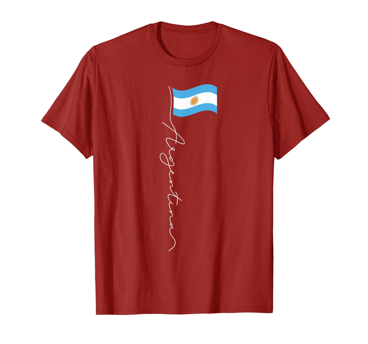 Argentina Signature Flag Pole - Patriotic Argentinian Flag T-Shirt