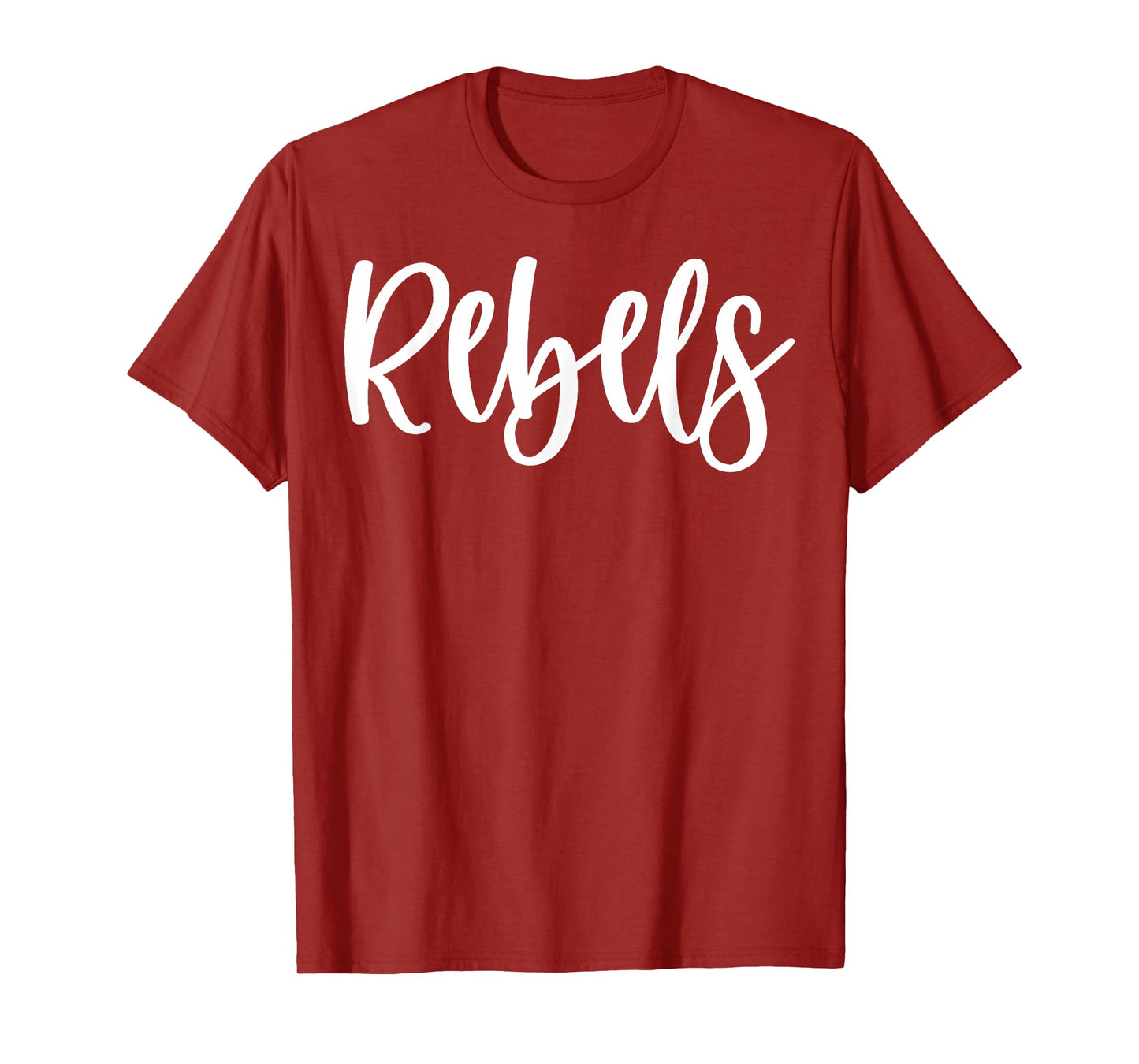 Rebels School Spirit Team Mascot Game Night T-Shirt