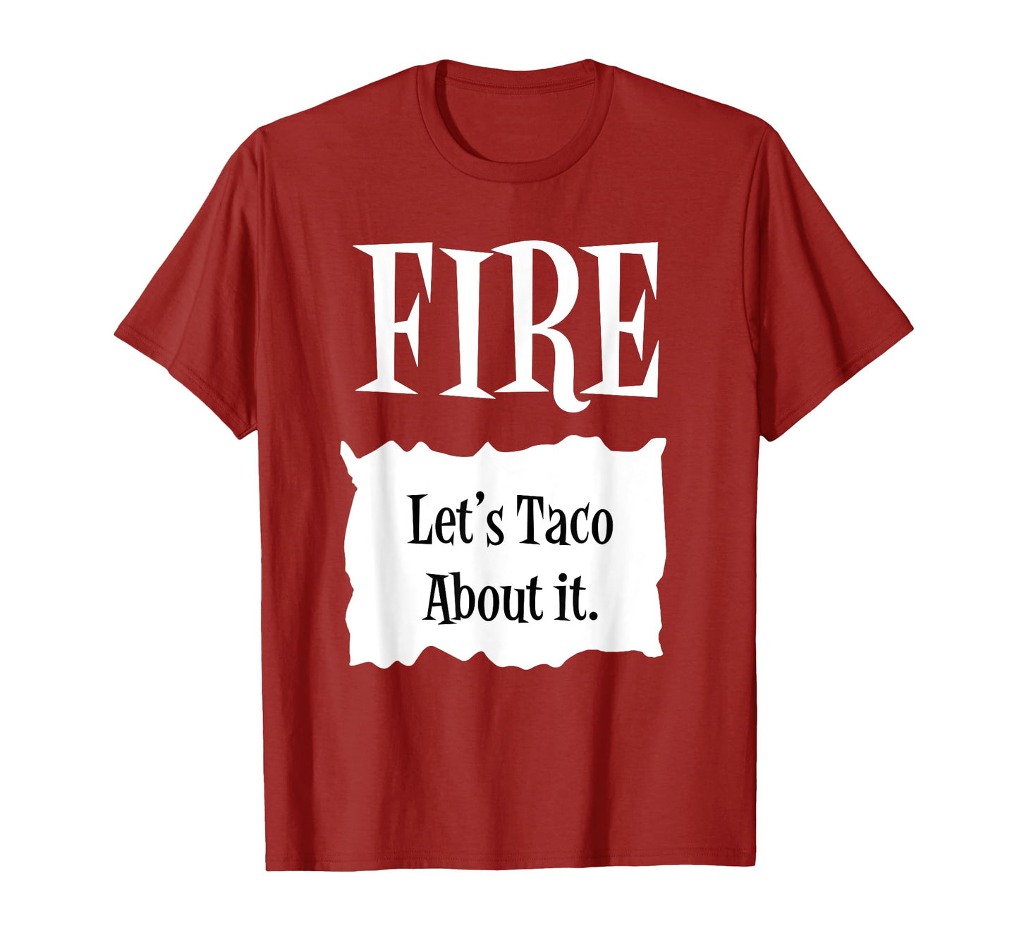 FIRE - Hot Packet Halloween Taco Costume T-Shirt T-Shirt