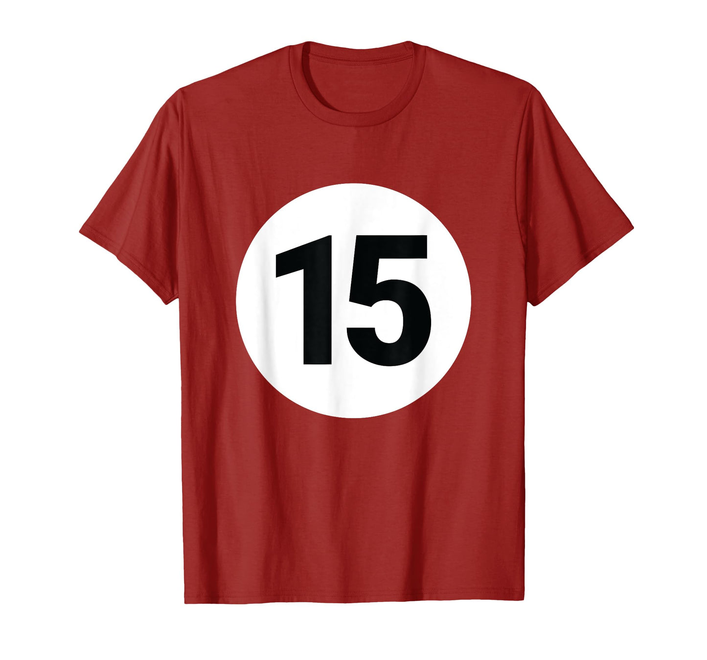 8 Pool Ball 15 Billiards Costume Halloween Group Matching T-Shirt