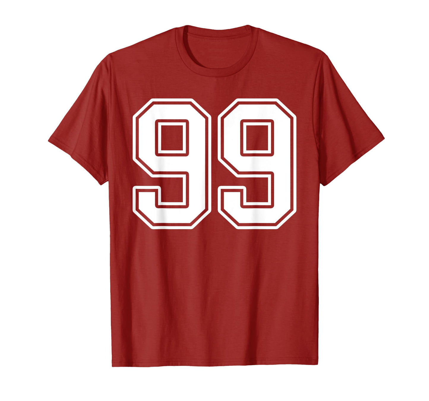 Number 99 Fan Player Jersey Style #99 Men Women Kids T-Shirt