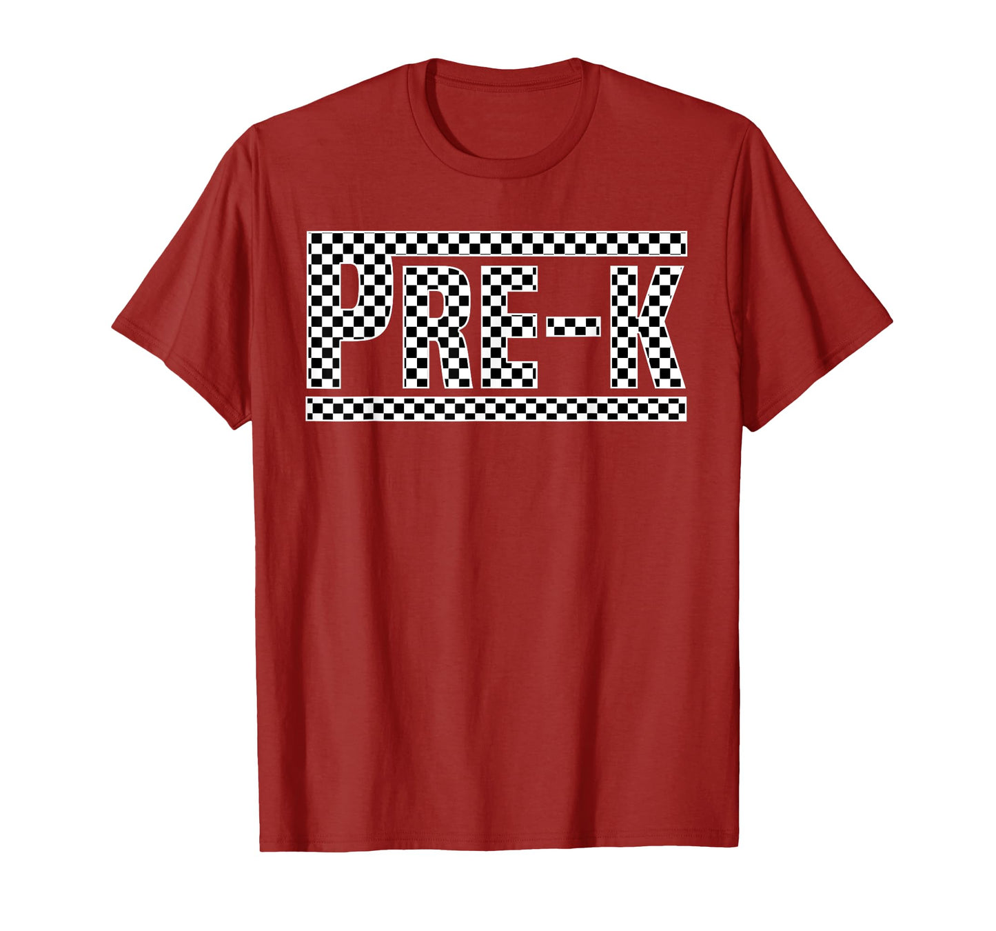 Checkered Pre-k Back to School Boy Girls Kids Teacher T-Shirt