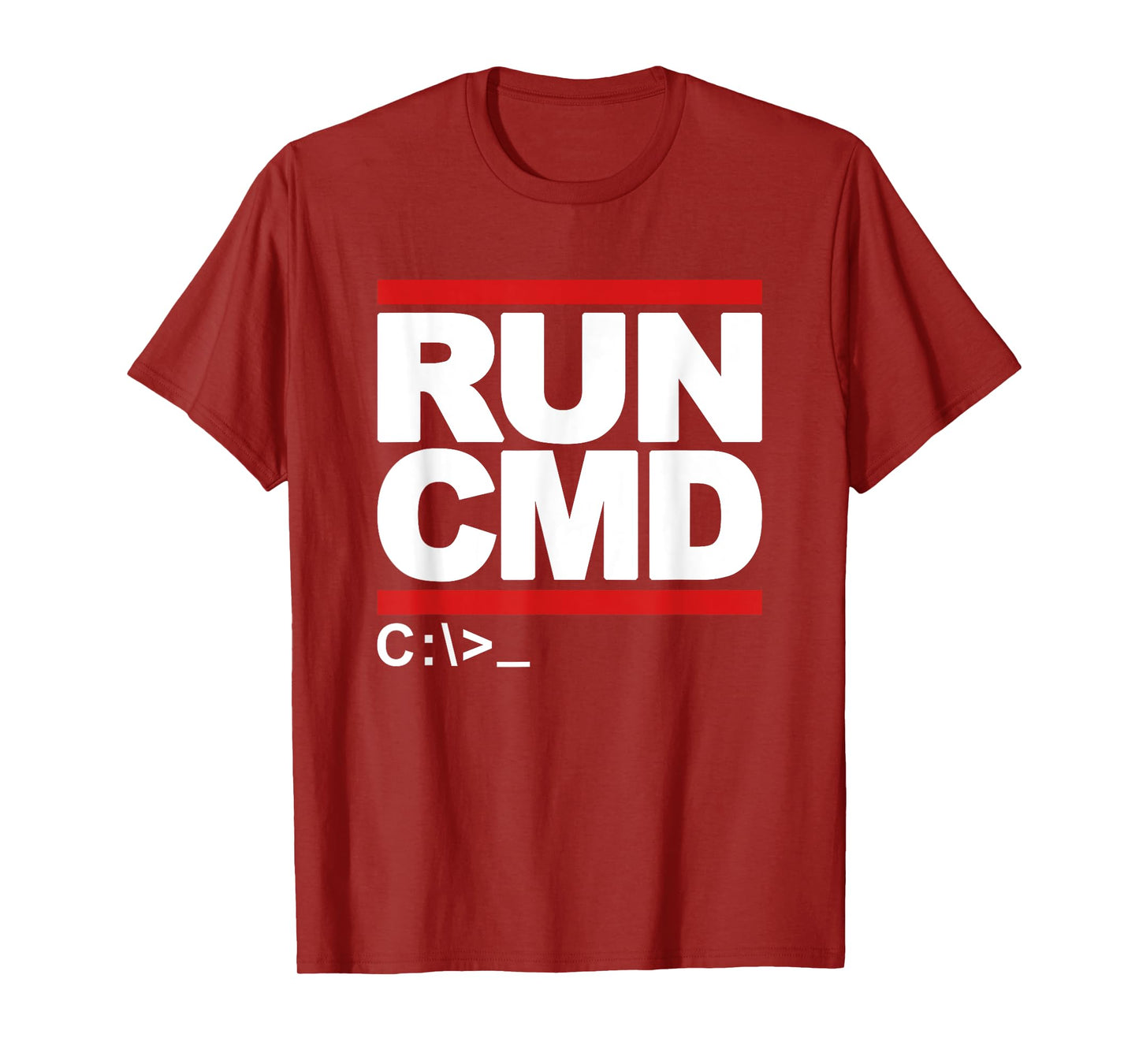 Funny Run CMD Programming Coding T-Shirt