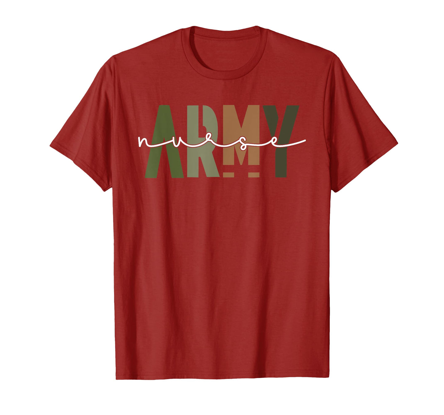 Army Nurse Veteran Squad Funny Matching Nursing Group T-Shirt