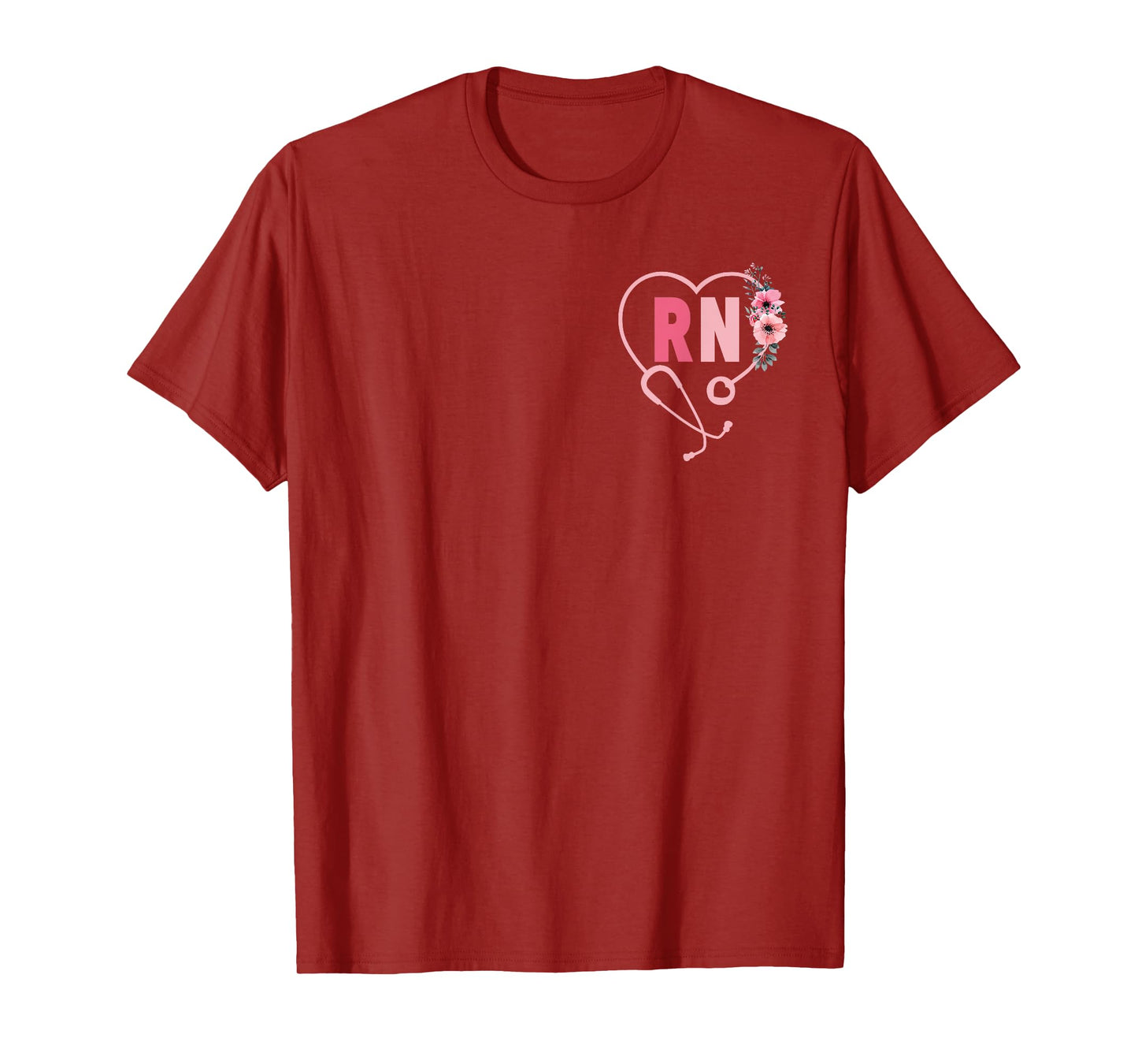 Retro Pocket RN Nurse Women Girls Registered Nurse T-Shirt