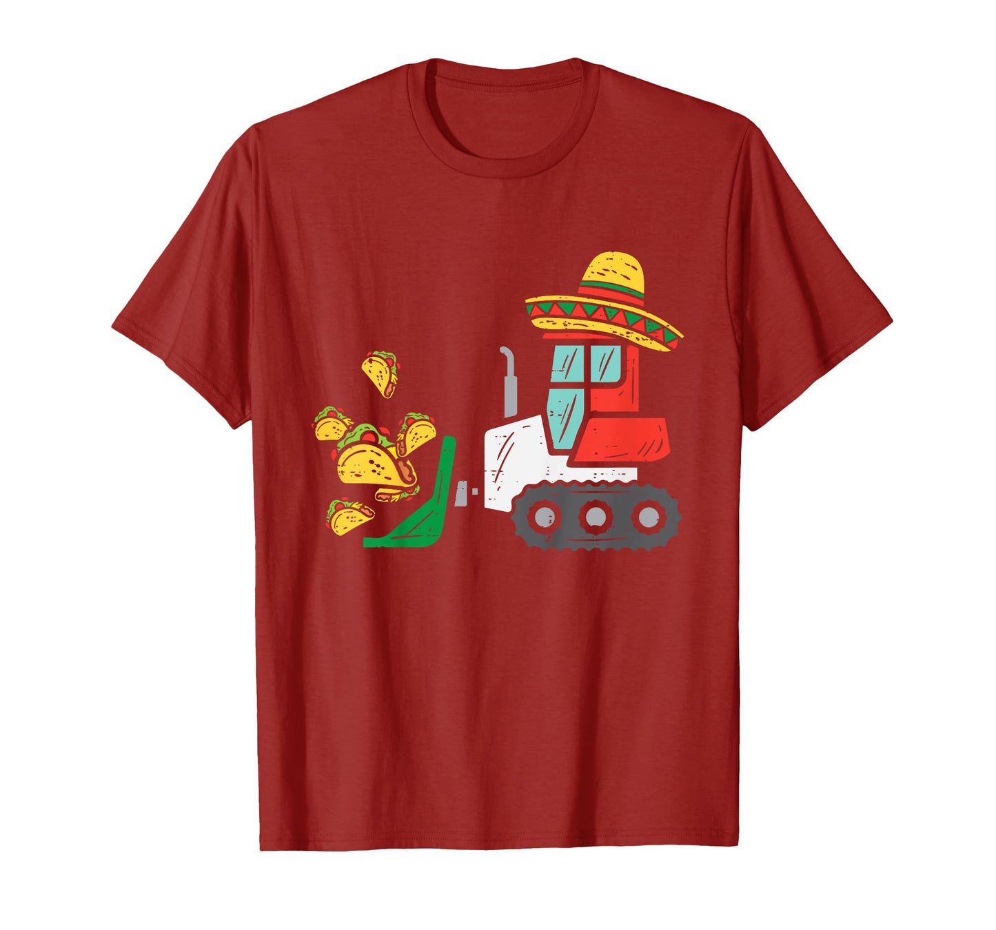 Kids Loads Of Tacos Bulldozer Cinco De Mayo Kid Baby Boys Toddler T-Shirt
