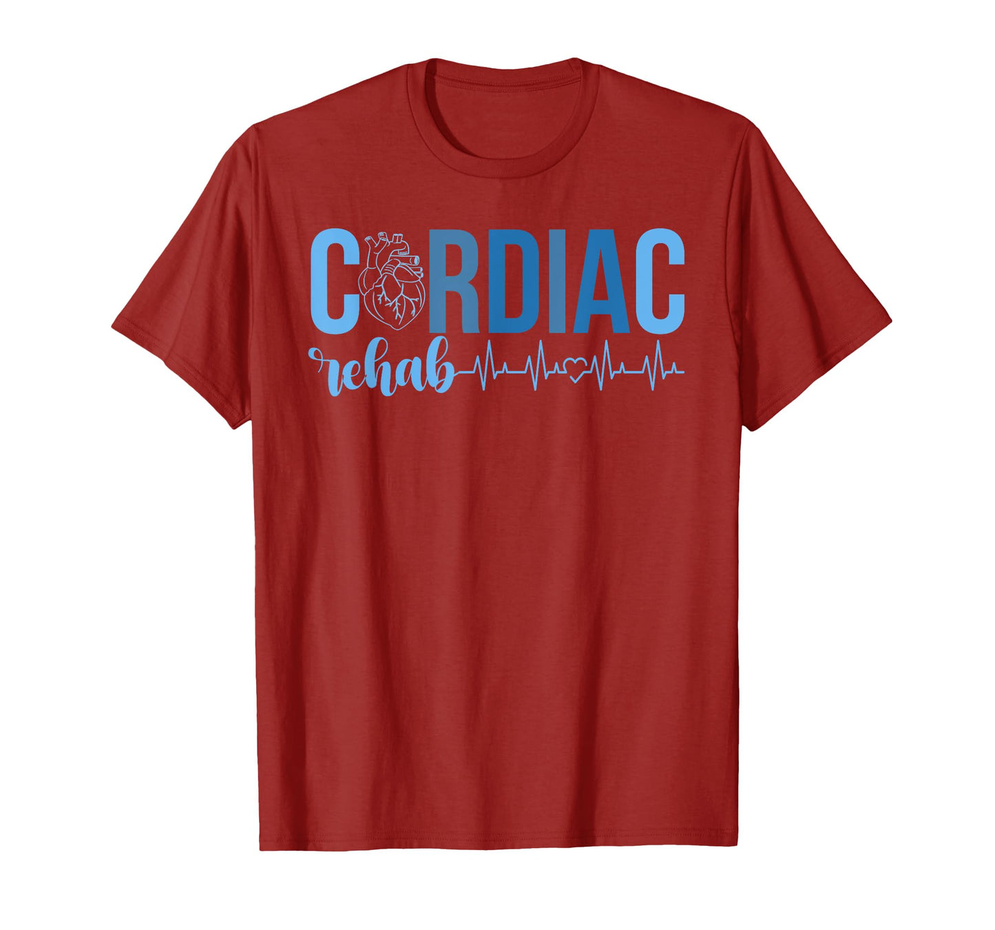 Cardiac Rehab Nurse Heartbeat Cardiac Rehabilitation T-Shirt