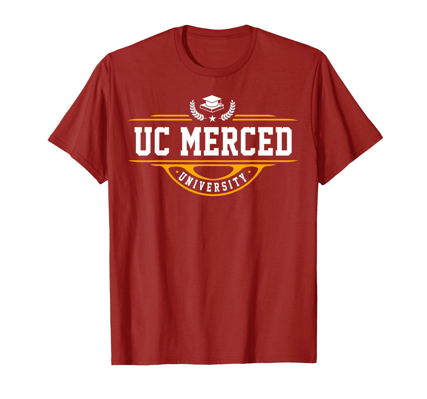 UC Merced University Vintage Arch Design for Men Women T-Shirt