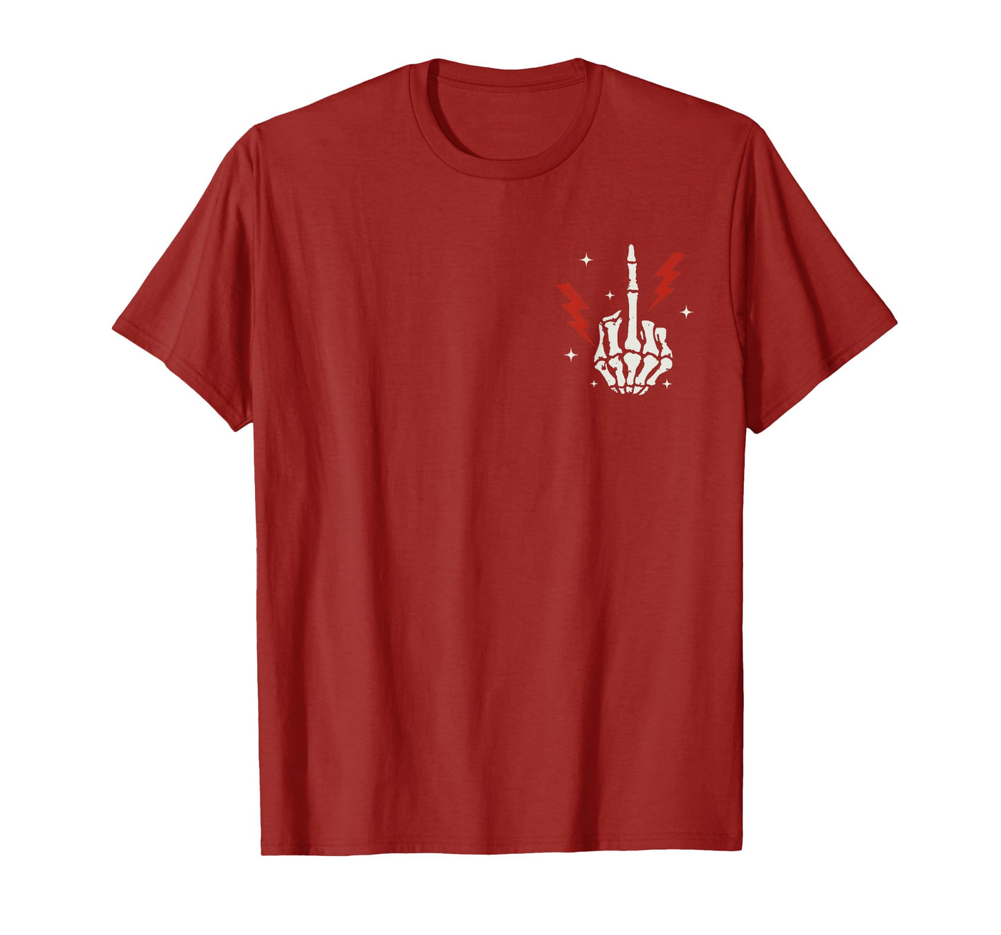 I Match Energy So How We Gon Act Today Skeleton Hand 2 Sided T-Shirt