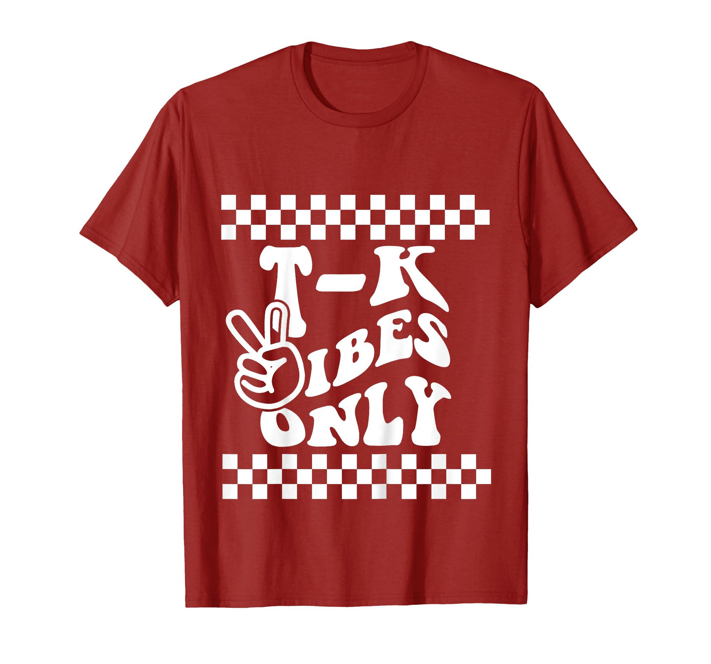 First Day of TK Vibes Only Retro Girl T K School Toddler Boy T-Shirt