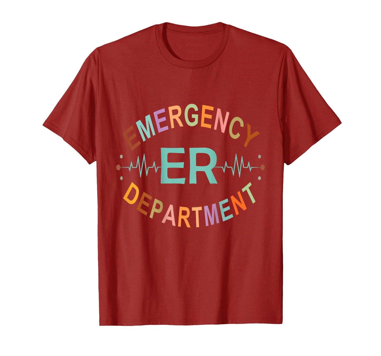 Emergency Department Emergency Room Nurse ER Nurse Back Of T-Shirt