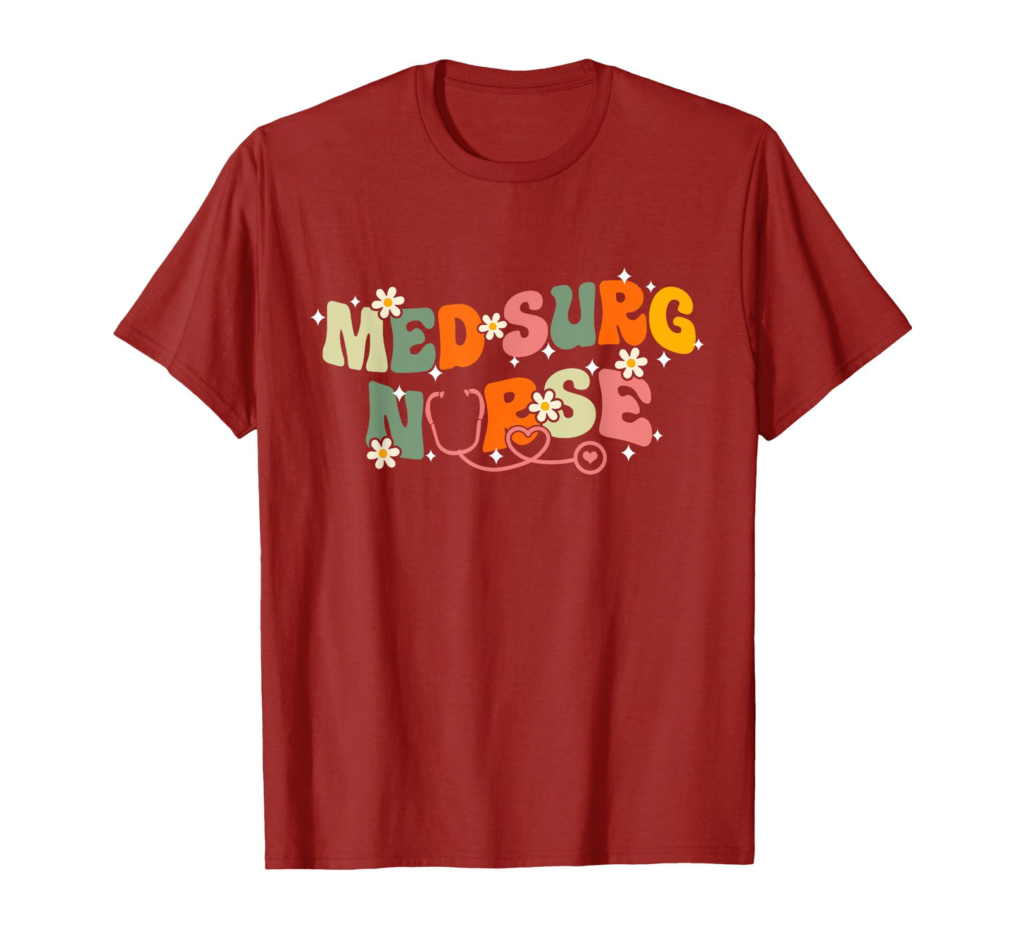 Med Surg Nurse Groovy Medical Surgical Nursing T-Shirt