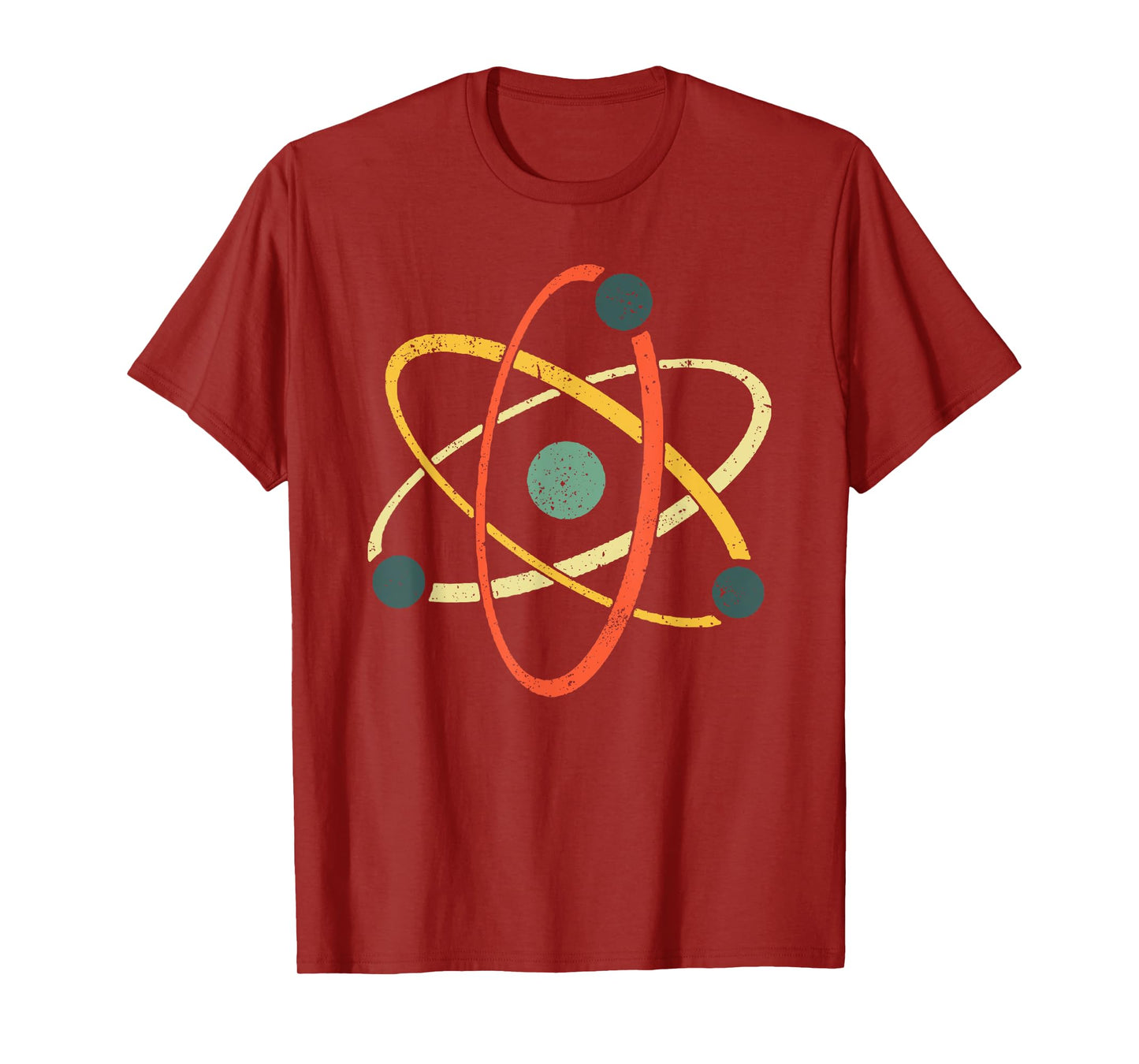 Cool Atom Art Men Women Biology Physics Chemistry Teacher T-Shirt