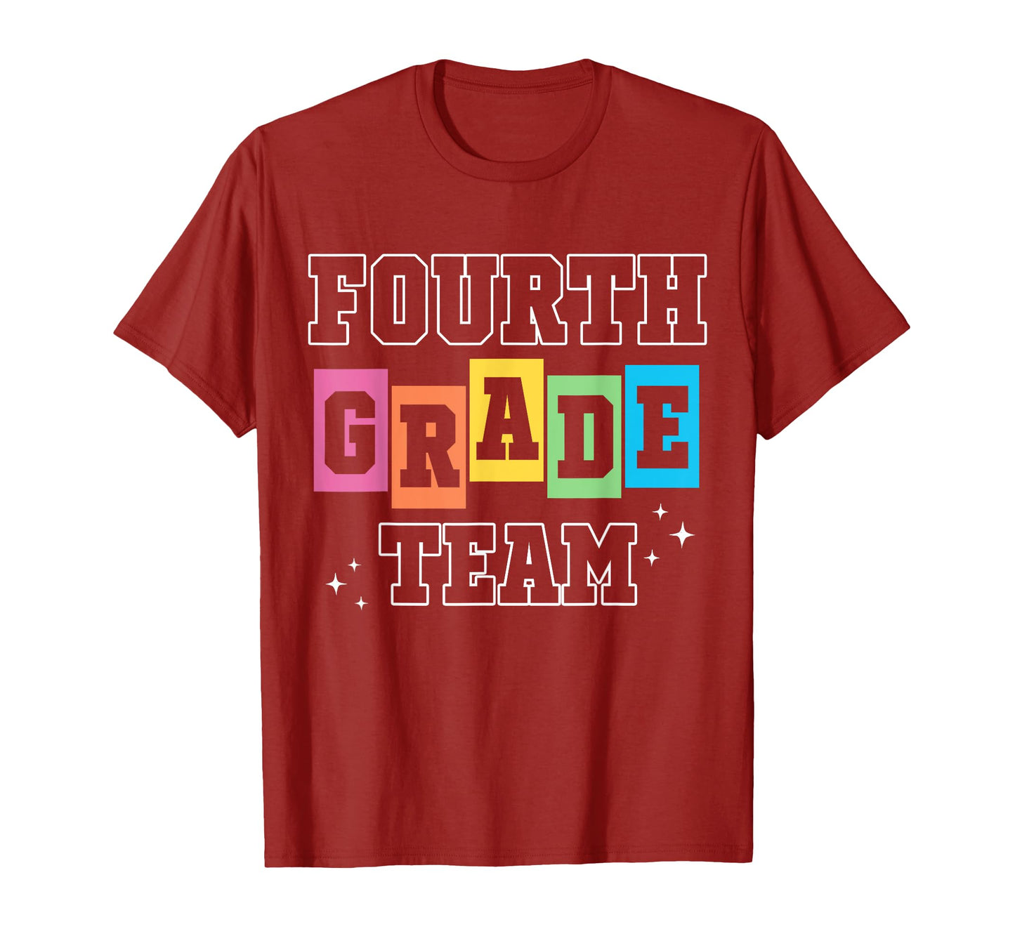 Fourth Grade Team 4th Grade Vibes Retro First Day of School T-Shirt