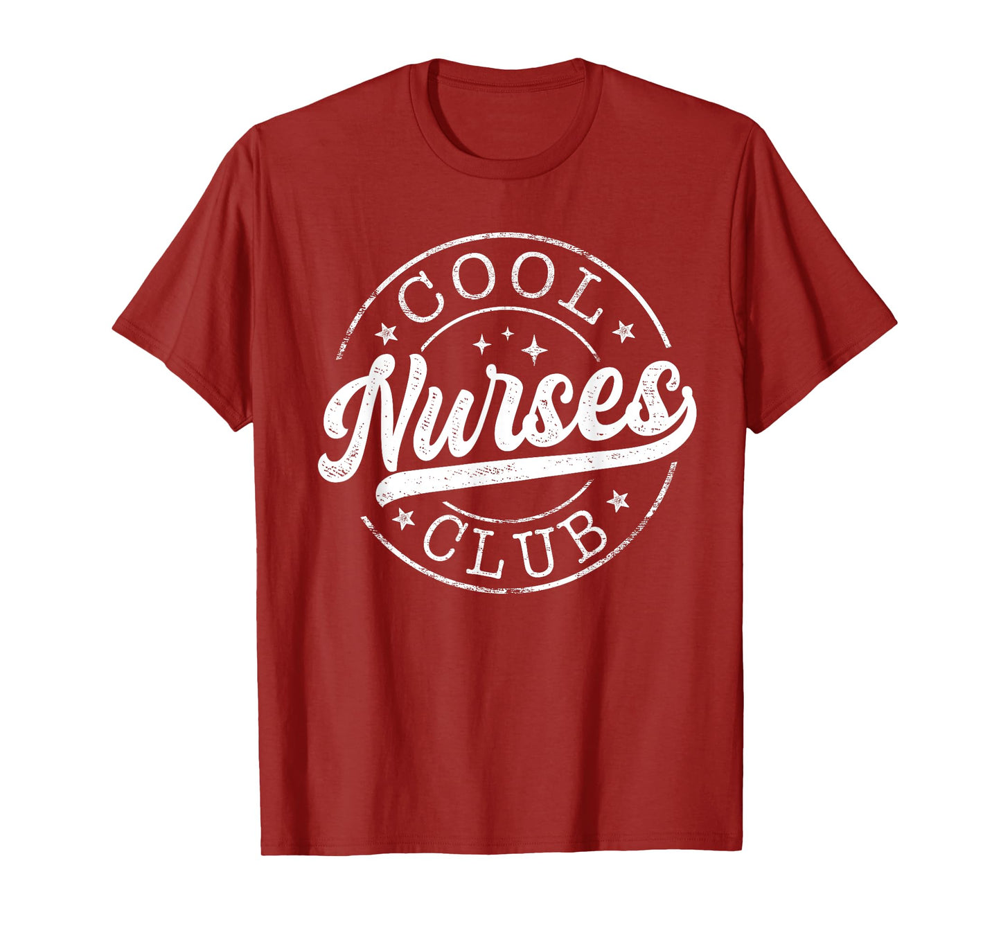 Cool Nurses Club Emblem Design Best Nurse T-Shirt