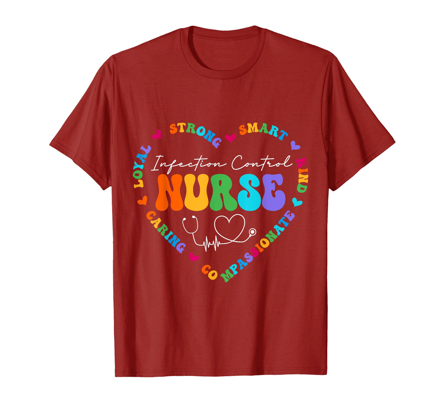 Cute Infection Control Nurse Appreciation Nursing School T-Shirt