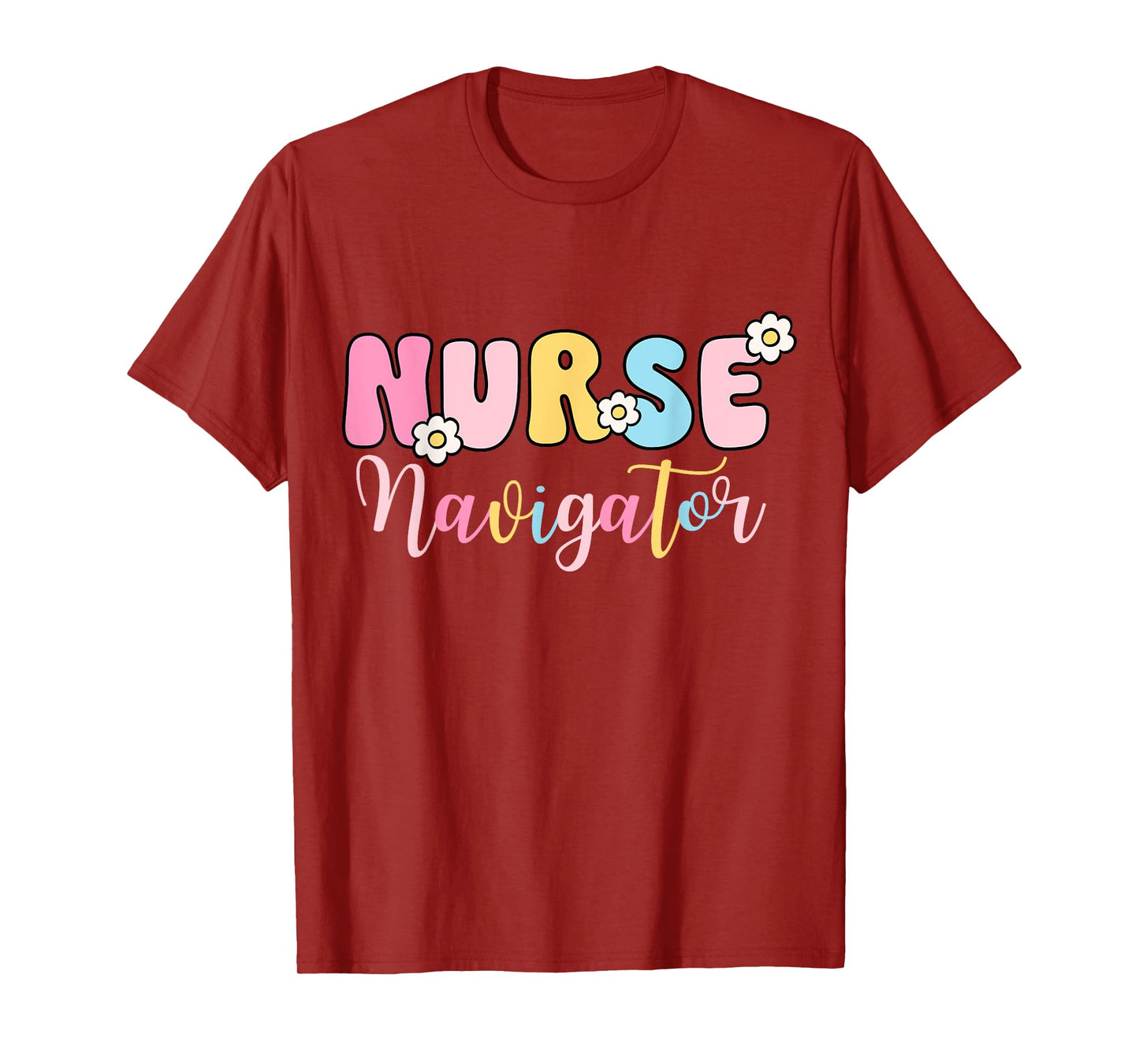 Nurse Navigator Groovy Nurse Women Happy Nurse Week 2025 T-Shirt