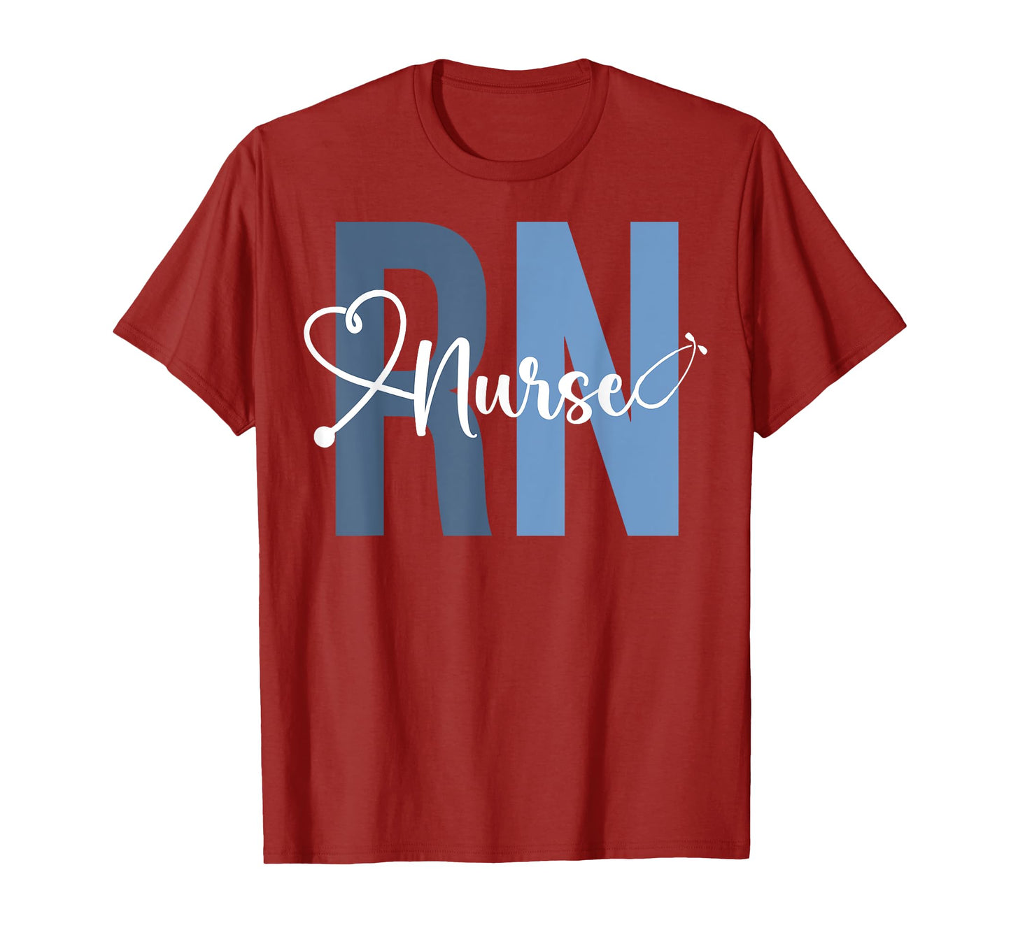 Vintage Registered Nurse Retro Stethoscope Nursing RN Staff T-Shirt