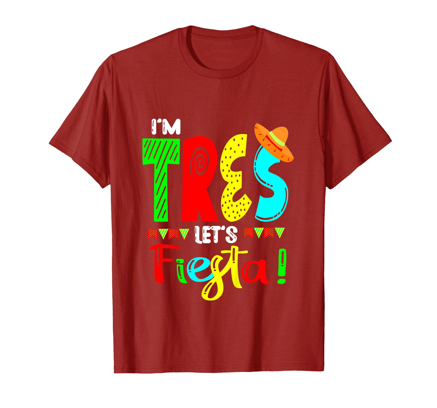 Kids I'm Tres Taco 3rd Birthday Gift Kids Boy Girl T-Shirt