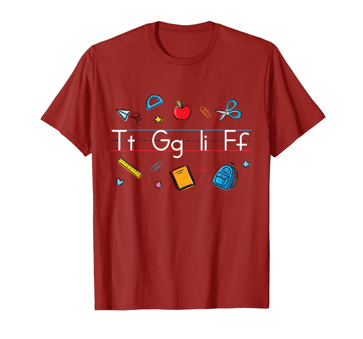 Alphabet Teacher Student Kindergarten & Elementary-School T-Shirt