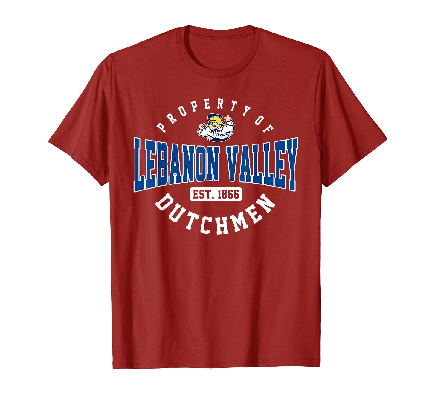 Property of Lebanon Valley College Athletics Arch Vintage T-Shirt