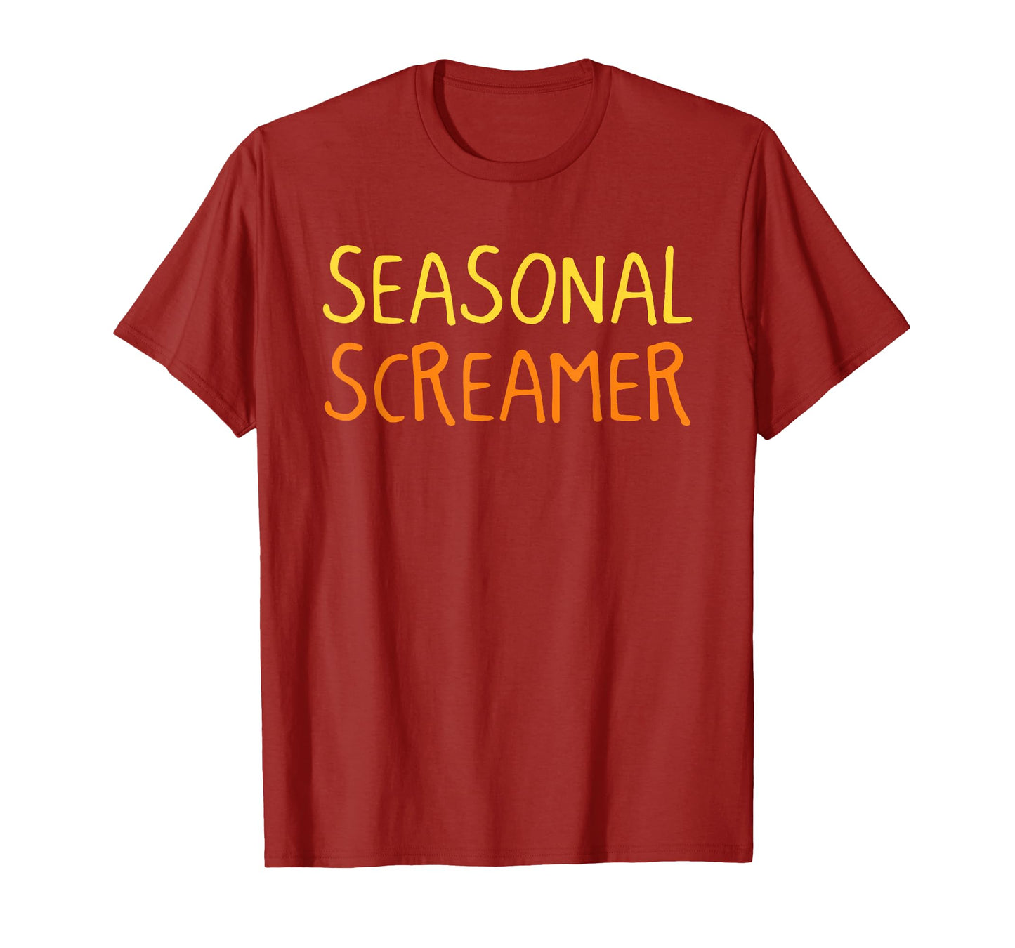 Seasonal Screamer Halloween Funny Spooky Season T-Shirt