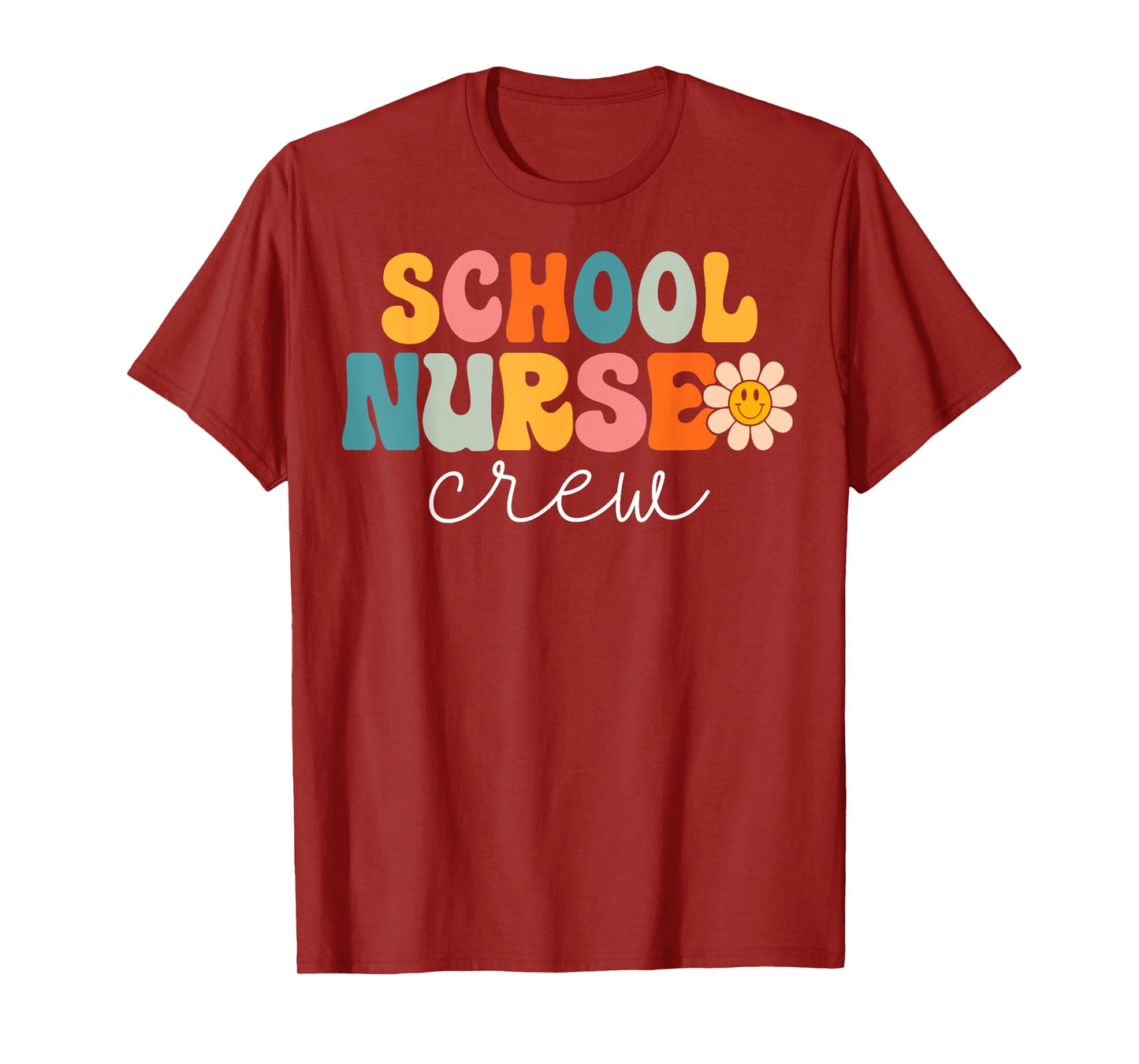School Nurse Crew Retro 1st Day of School Nurse T-Shirt
