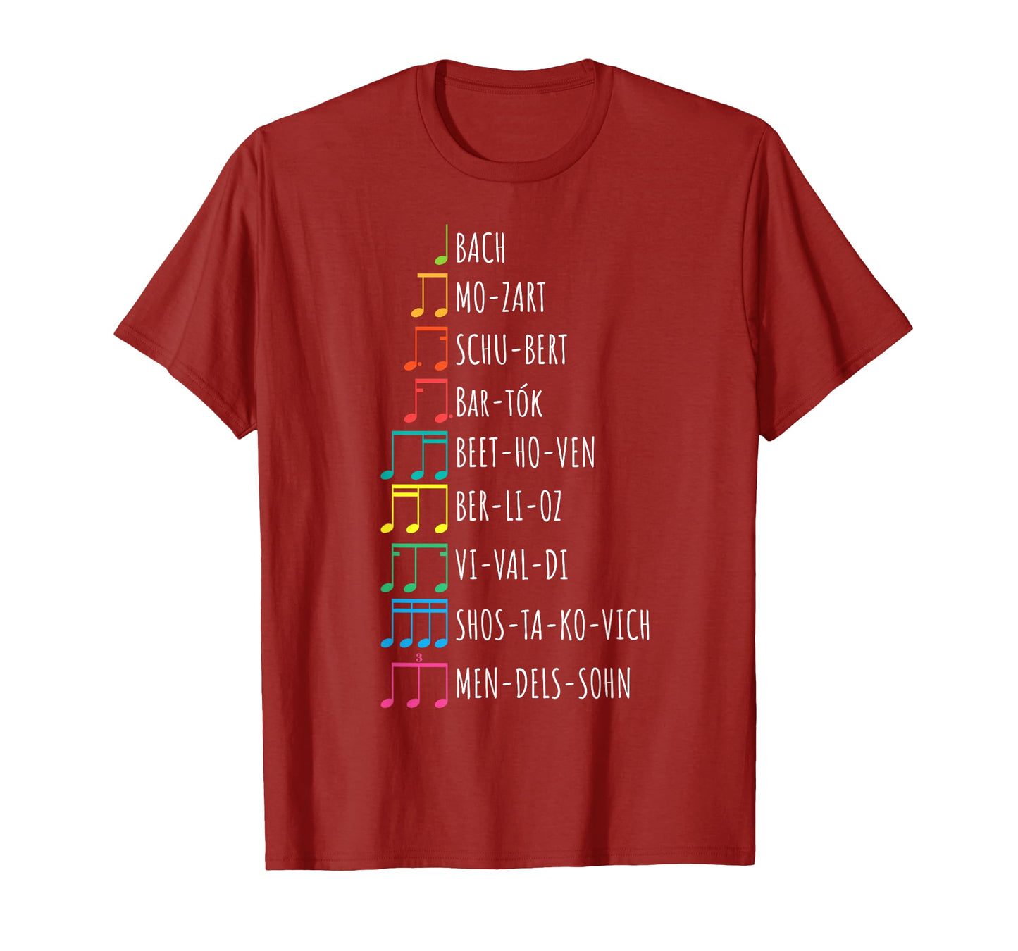 Classic Composers, Classical Music, Musical Notes T-Shirt
