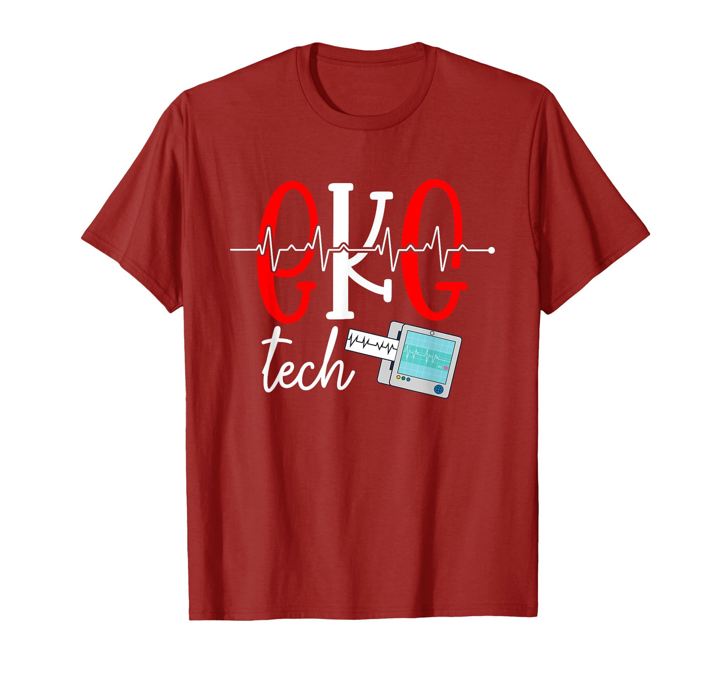 EKG Tech Heartbeat EKG Technician T-Shirt