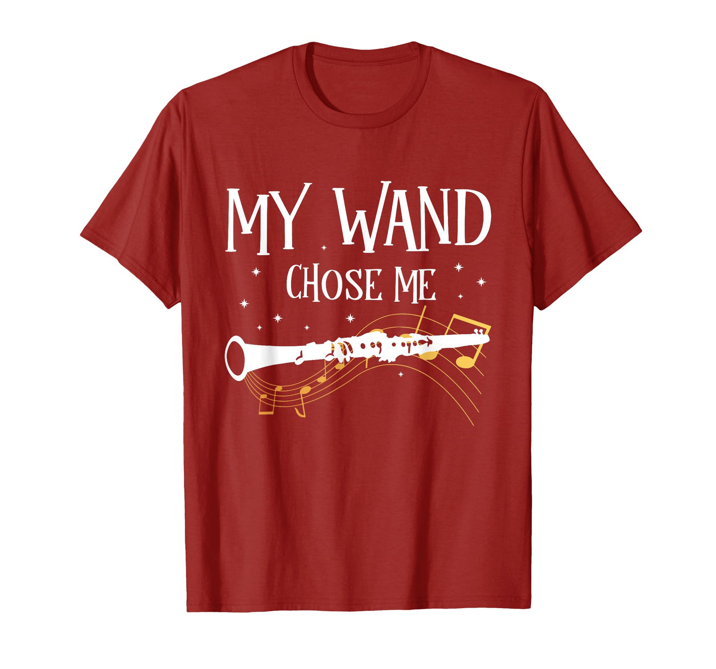 MY Wand Chose Me Clarinet T-Shirt
