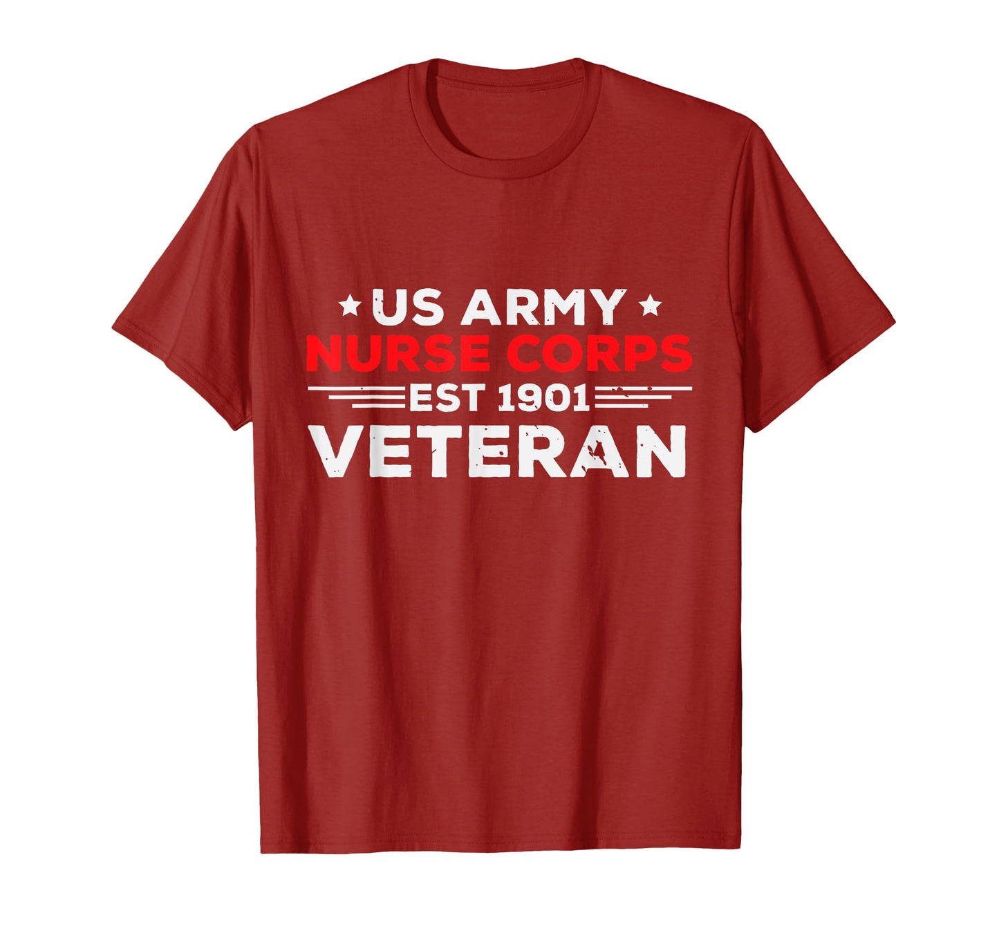 USA Army Nurse Corps Veteran Patriotic T-Shirt