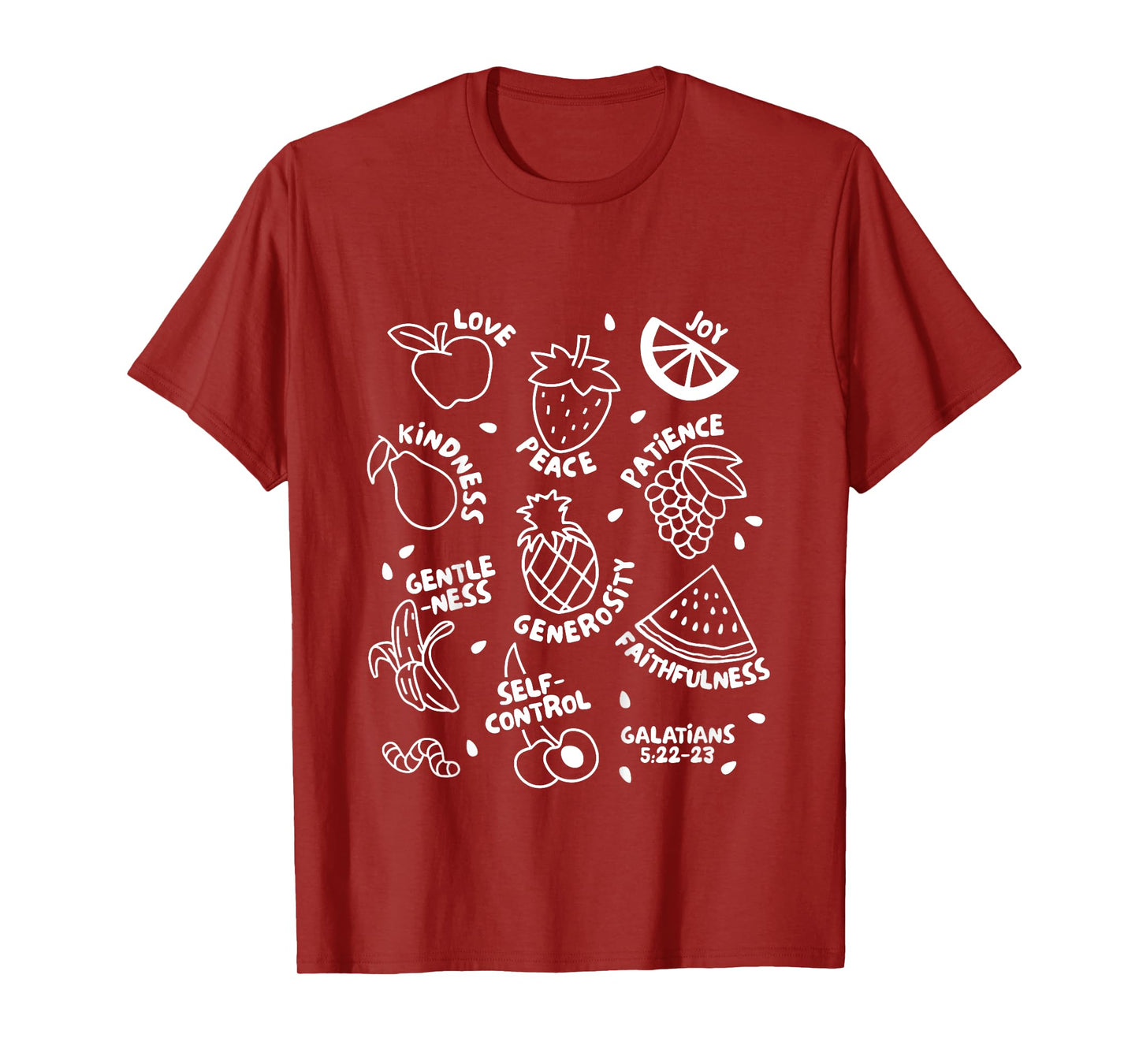 Fruit of the Spirit Christian Biblical Toddler Child Of God T-Shirt