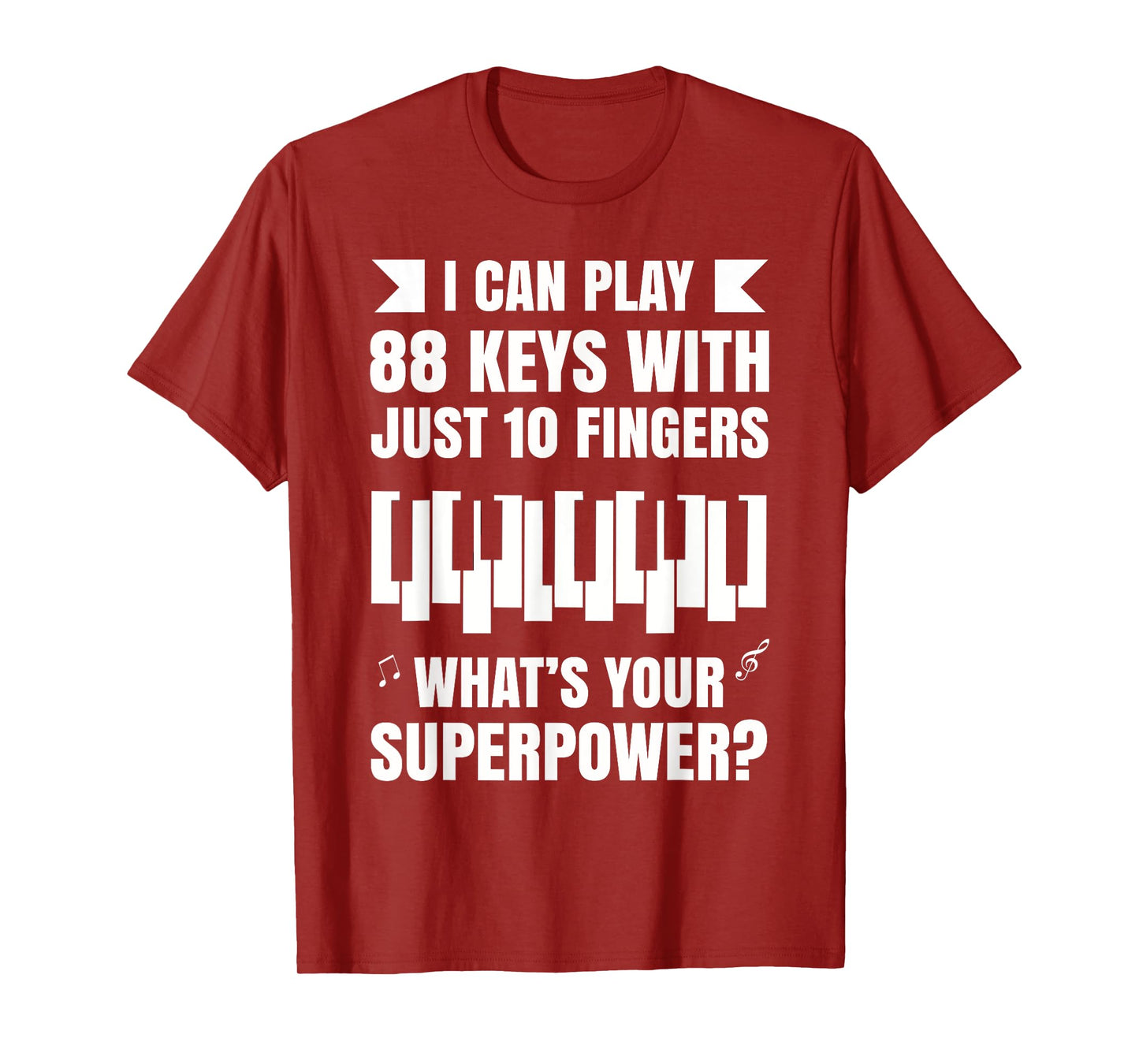 Piano TShirt Jazz Music Keyboard Composer Piano Player T-Shirt