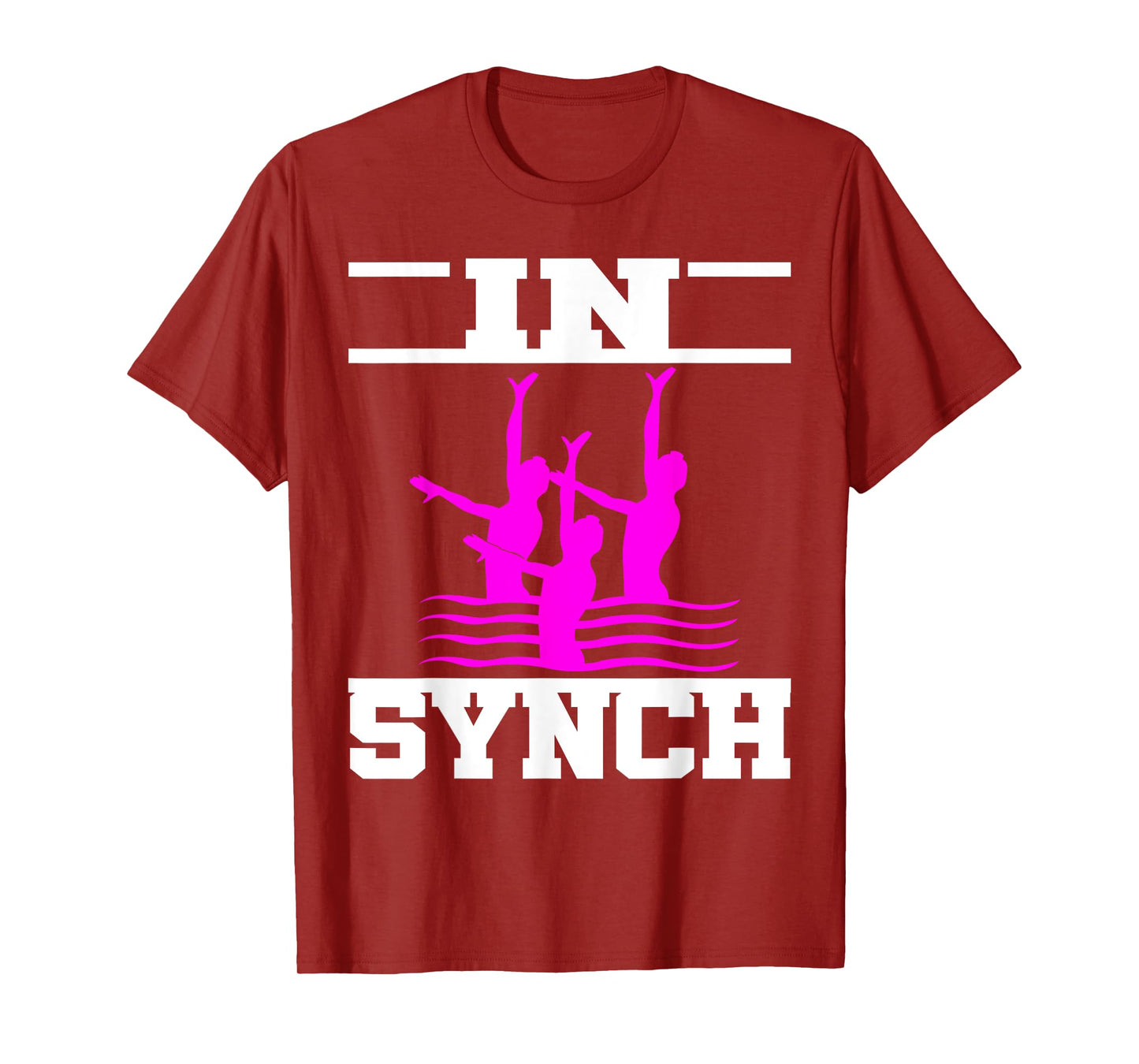 Synchronized Swimming In Synch Swimmer T-shirt Funny Gift T-Shirt