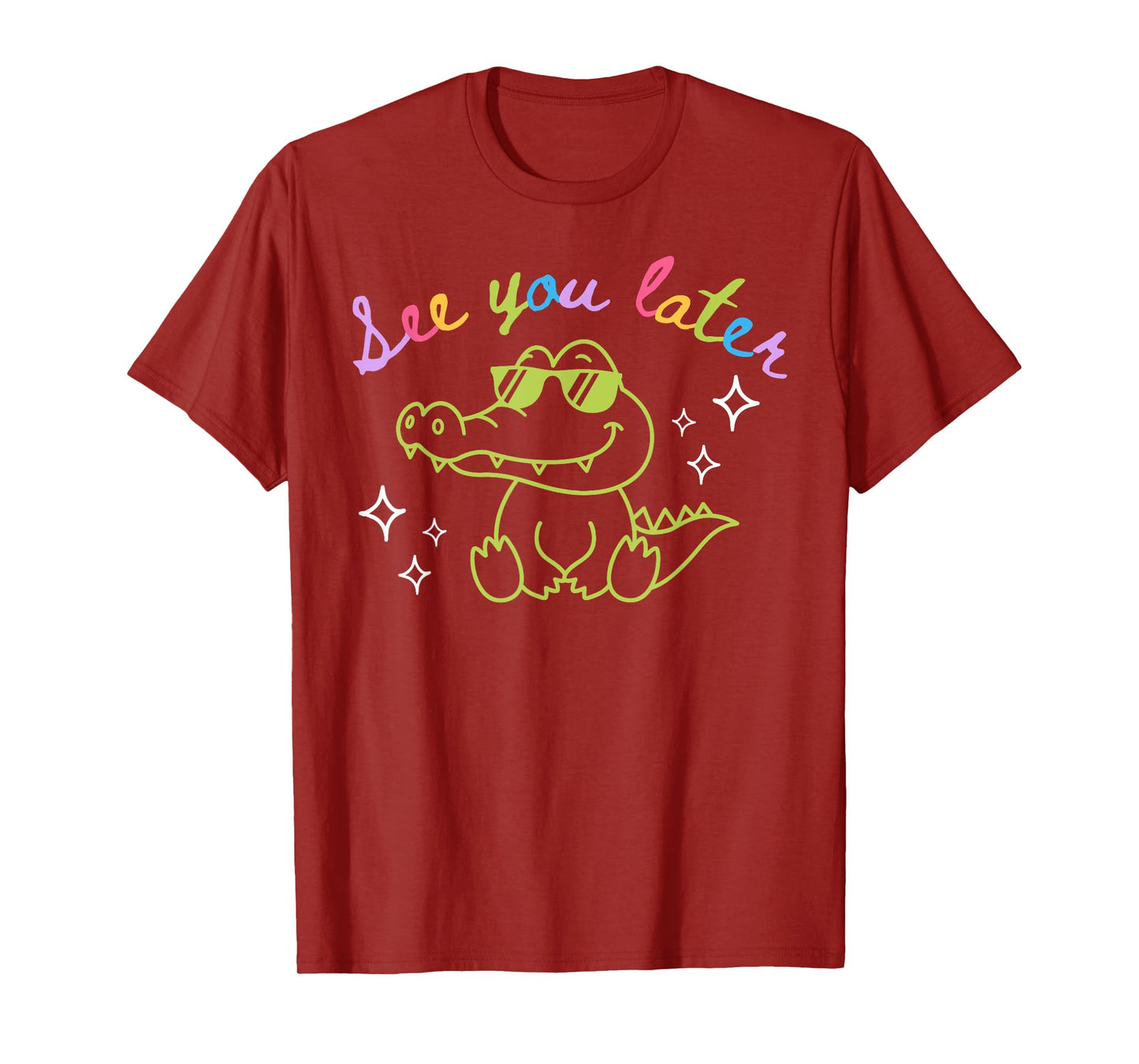 See You Later Teacher Summer Alligator Last Day Of School T-Shirt