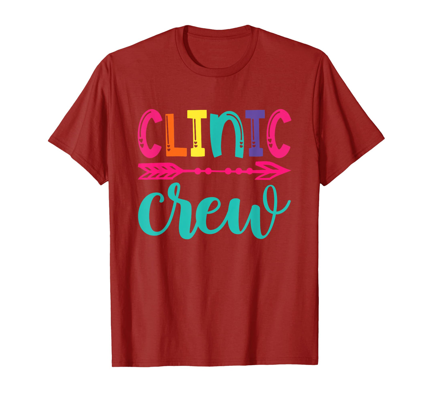 Clinic Crew Nurse Appreciation Essential Worker School Nurse T-Shirt